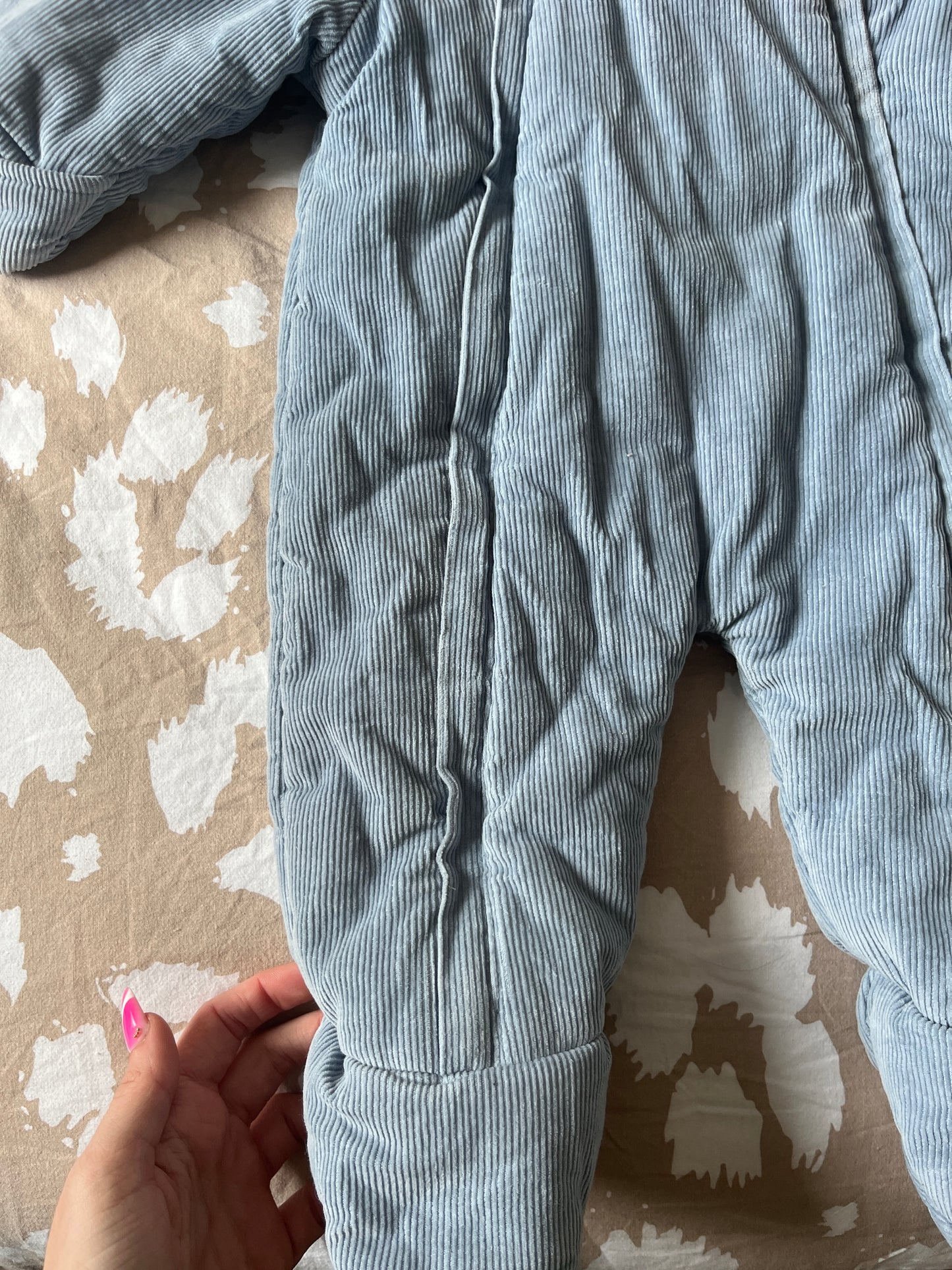 Combinaison pilote bleu/gris chien - 6 mois