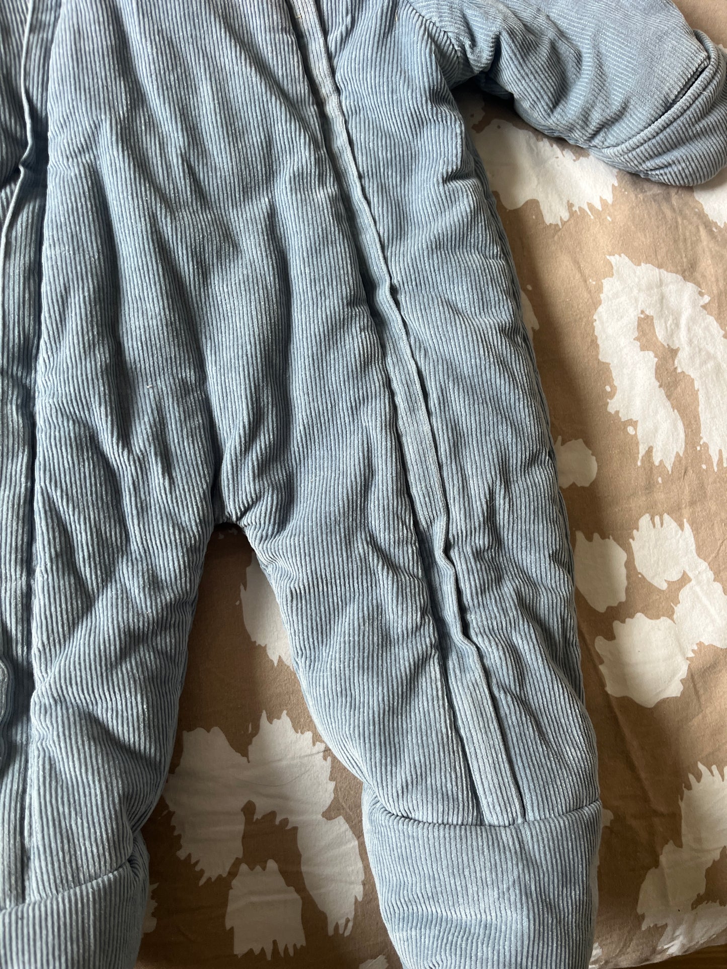 Combinaison pilote bleu/gris chien - 6 mois