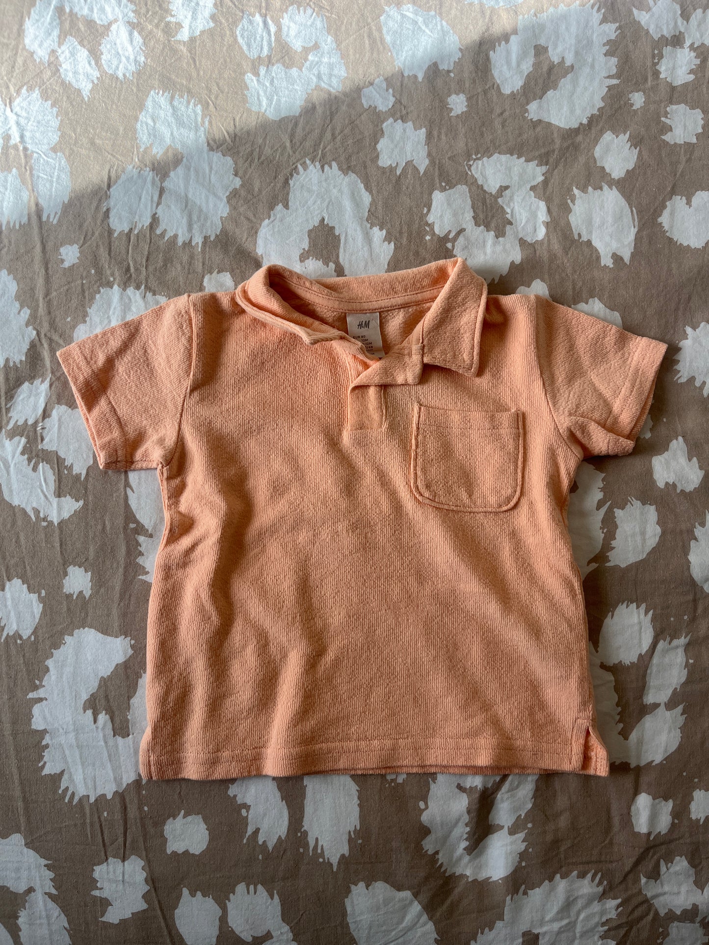 Polo manches courtes pêche matière éponge H&M - 80cm
