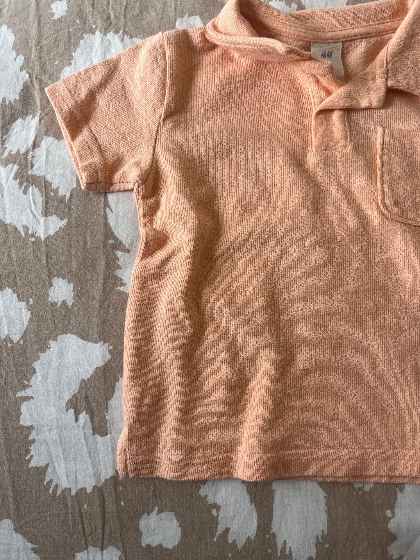 Polo manches courtes pêche matière éponge H&M - 80cm