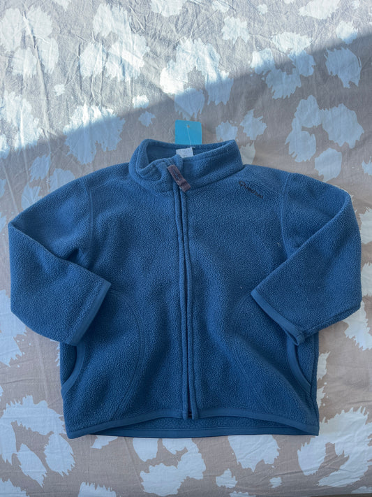 Veste polaire à zip bleu marine - 18 mois