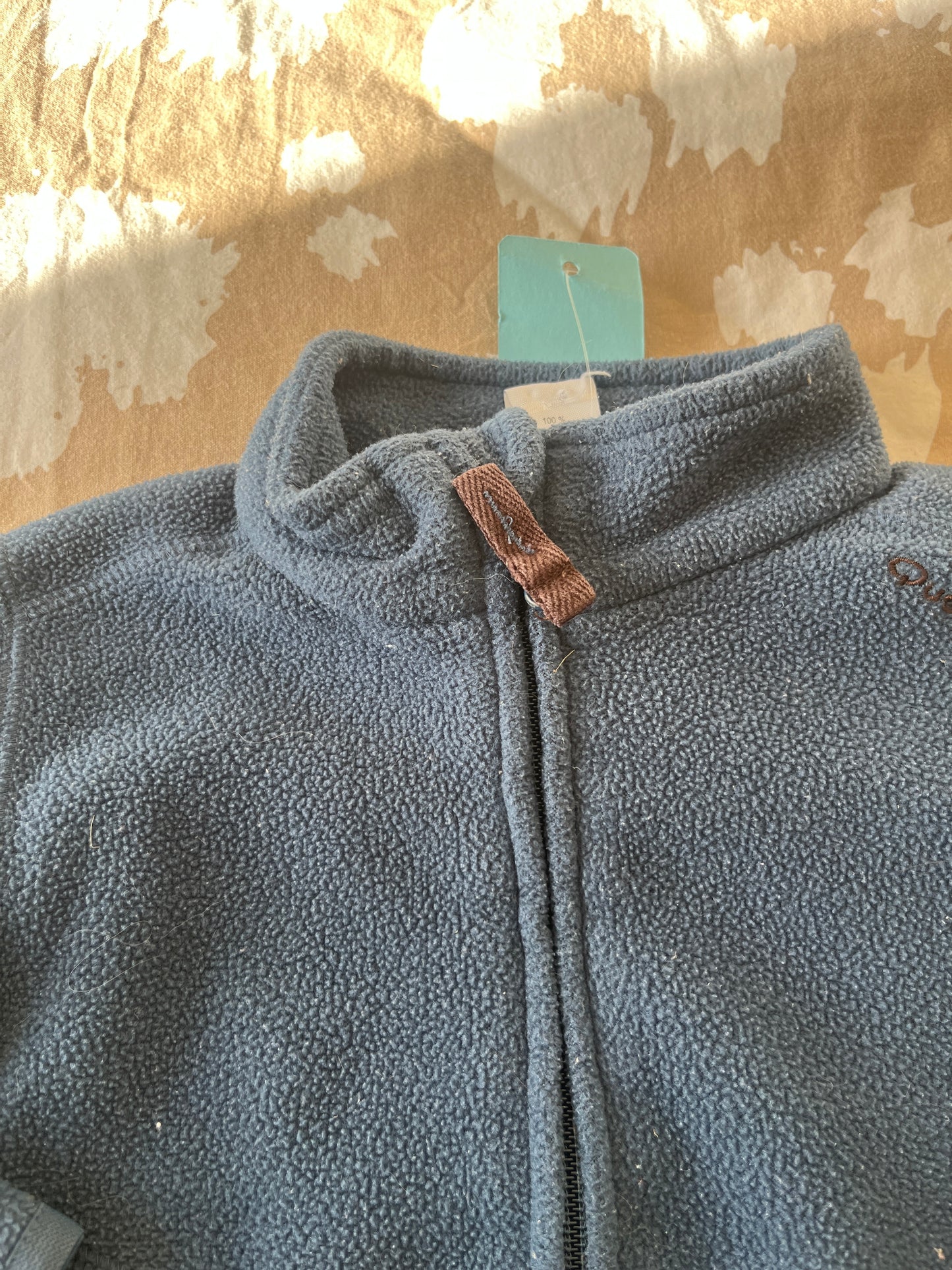 Veste polaire à zip bleu marine - 18 mois