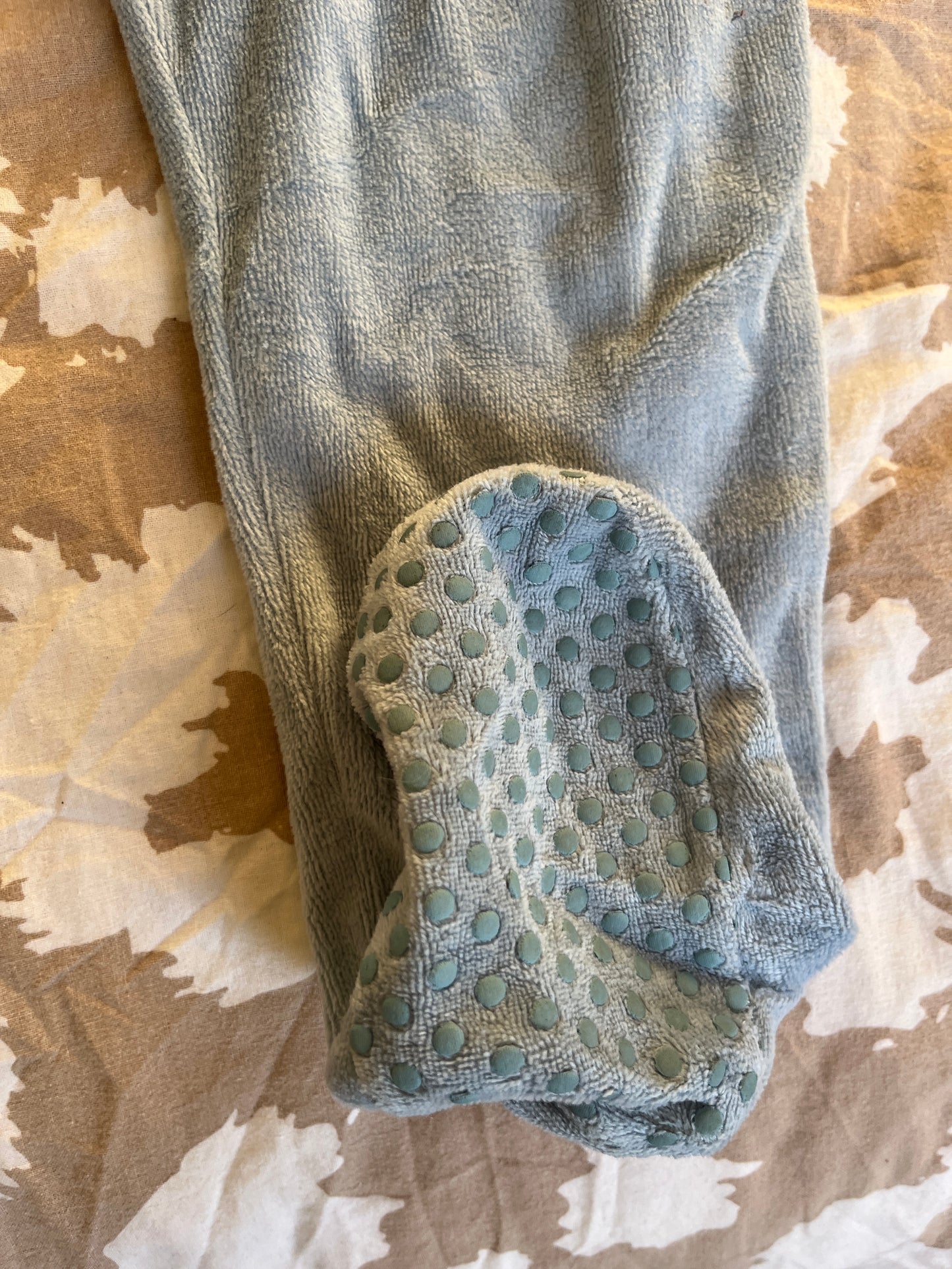 Pyjama velours bleu ciel ouverture devant astronaute - 23 mois