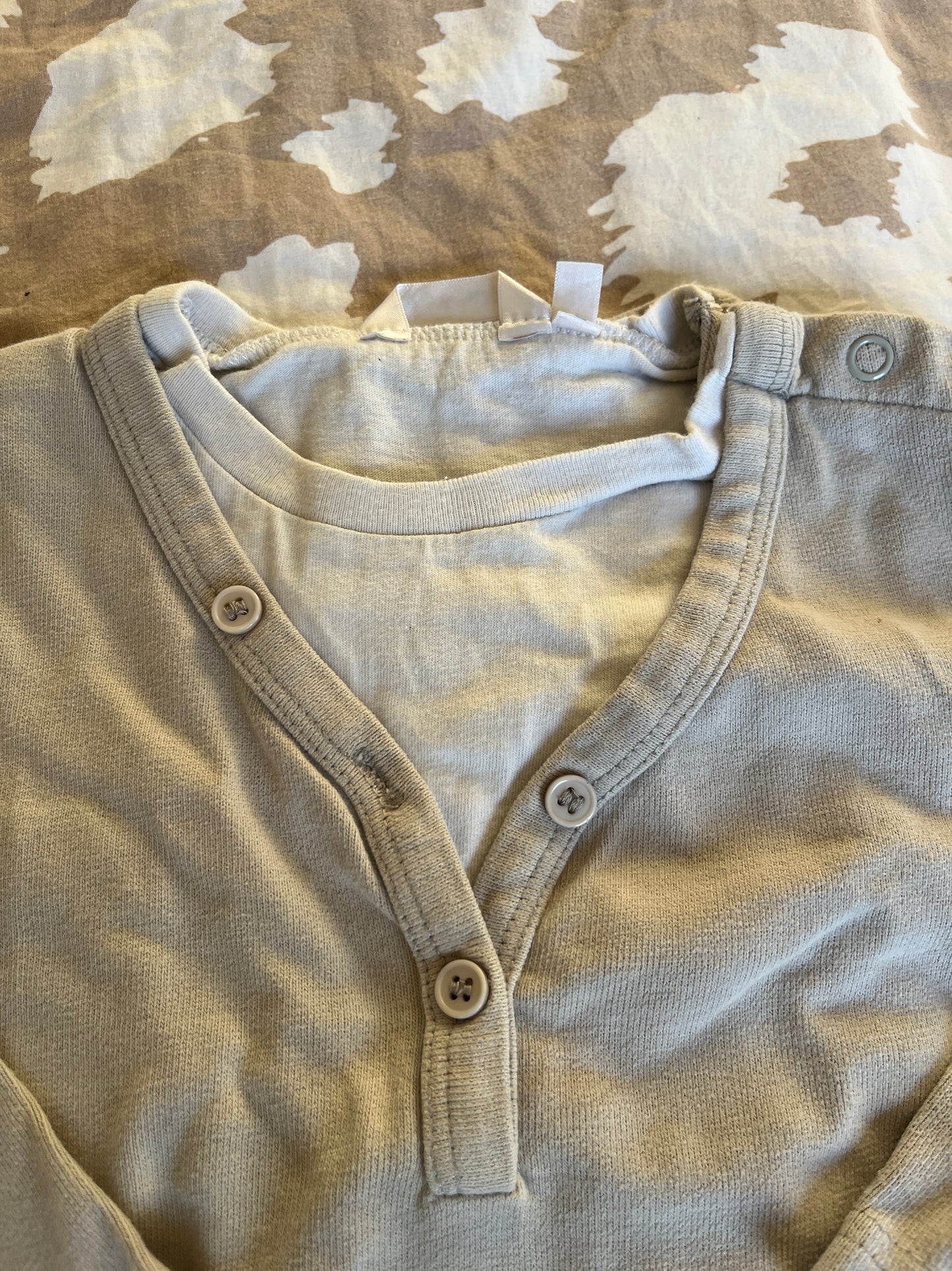 Pull à manches longues beige cache cœur Orchestra - 3 ans