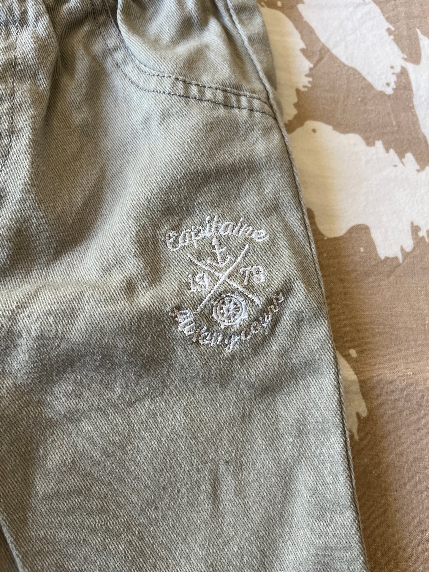 Pantalon large kaki Tom & Kiddy - 18 mois