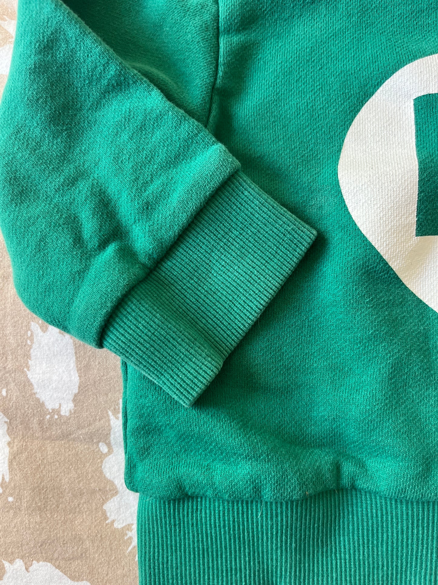 Sweat à manches longues vert « boy » - 24 mois