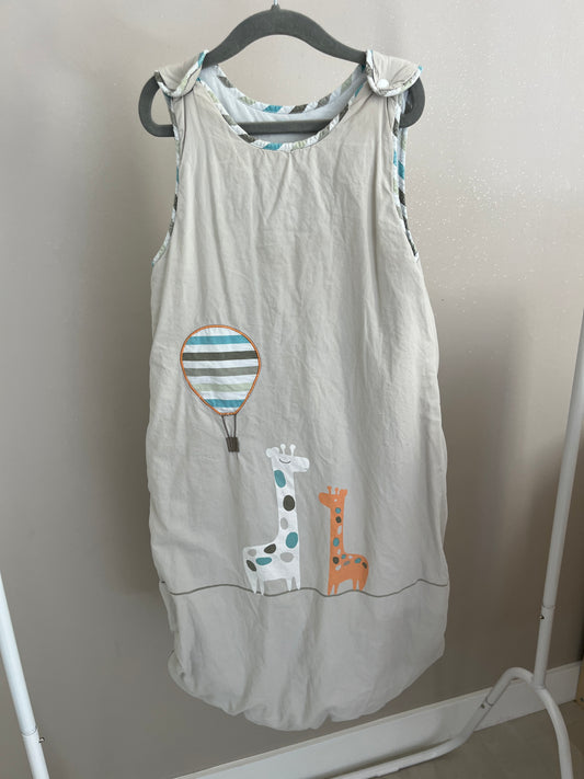 Gigoteuse gris motifs girafes - 6/18 mois (84cm)