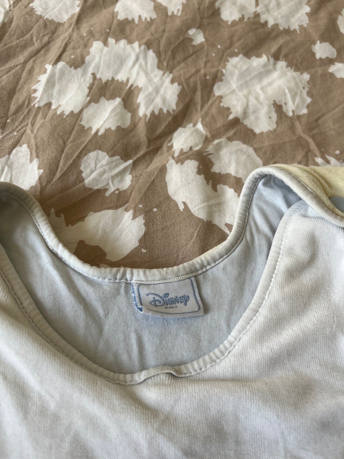 Gigoteuse velours jaune et blanche Winnie - 18/36 mois (105cm)