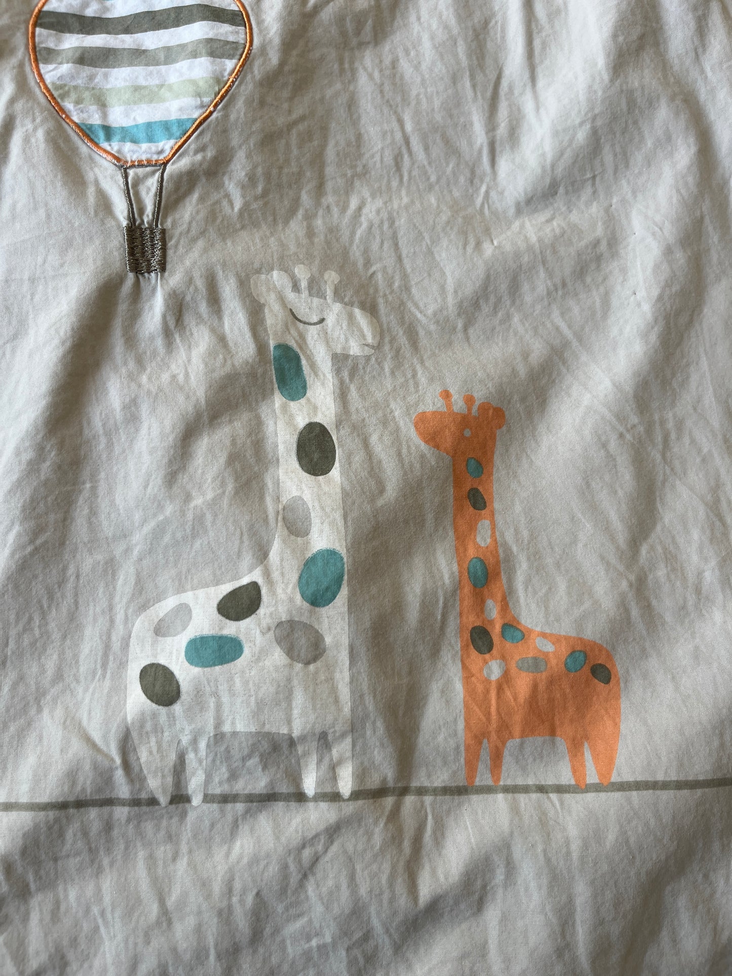 Gigoteuse gris motifs girafes - 6/18 mois (84cm)