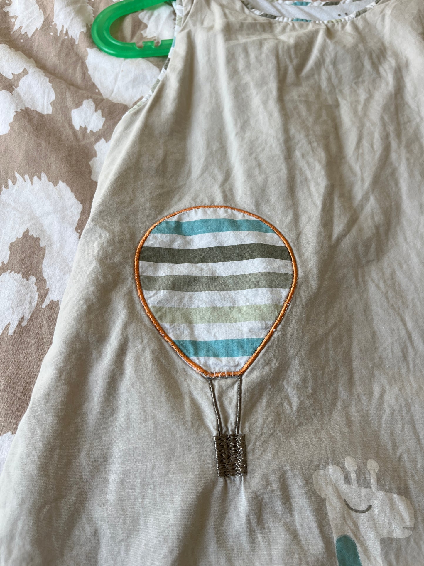 Gigoteuse gris motifs girafes - 6/18 mois (84cm)