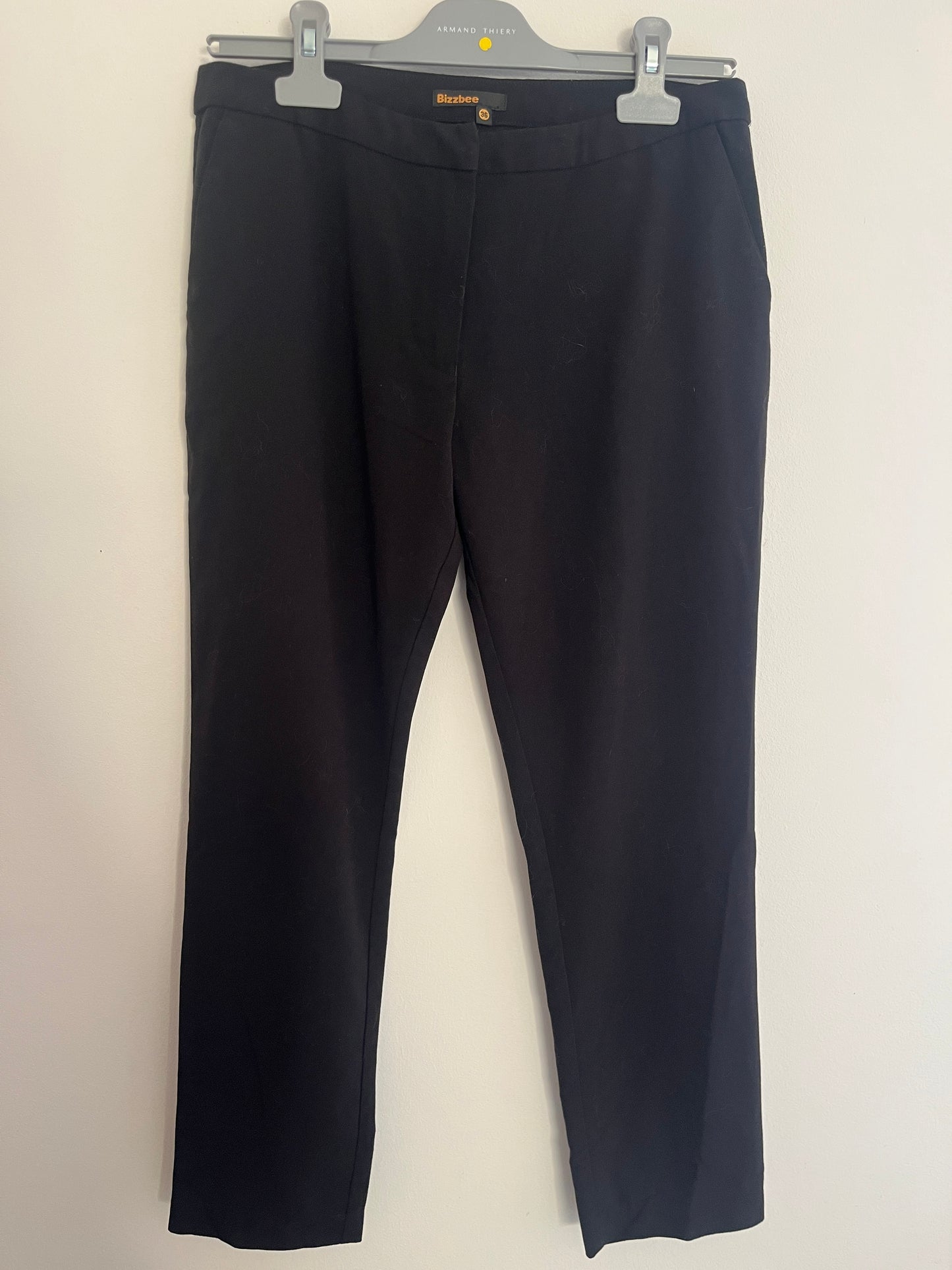 Pantalon noir à pinces Bizzbee - S