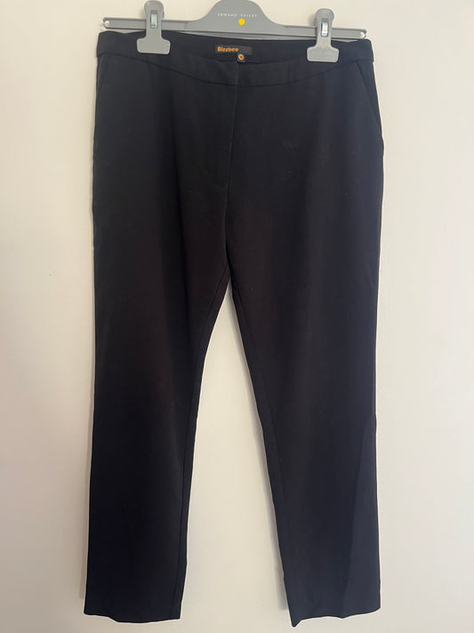 Pantalon noir à pinces Bizzbee - S