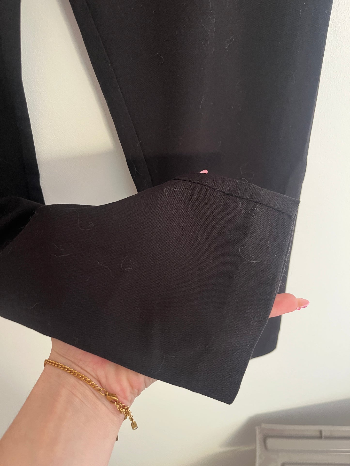 Pantalon noir à pinces Bizzbee - S