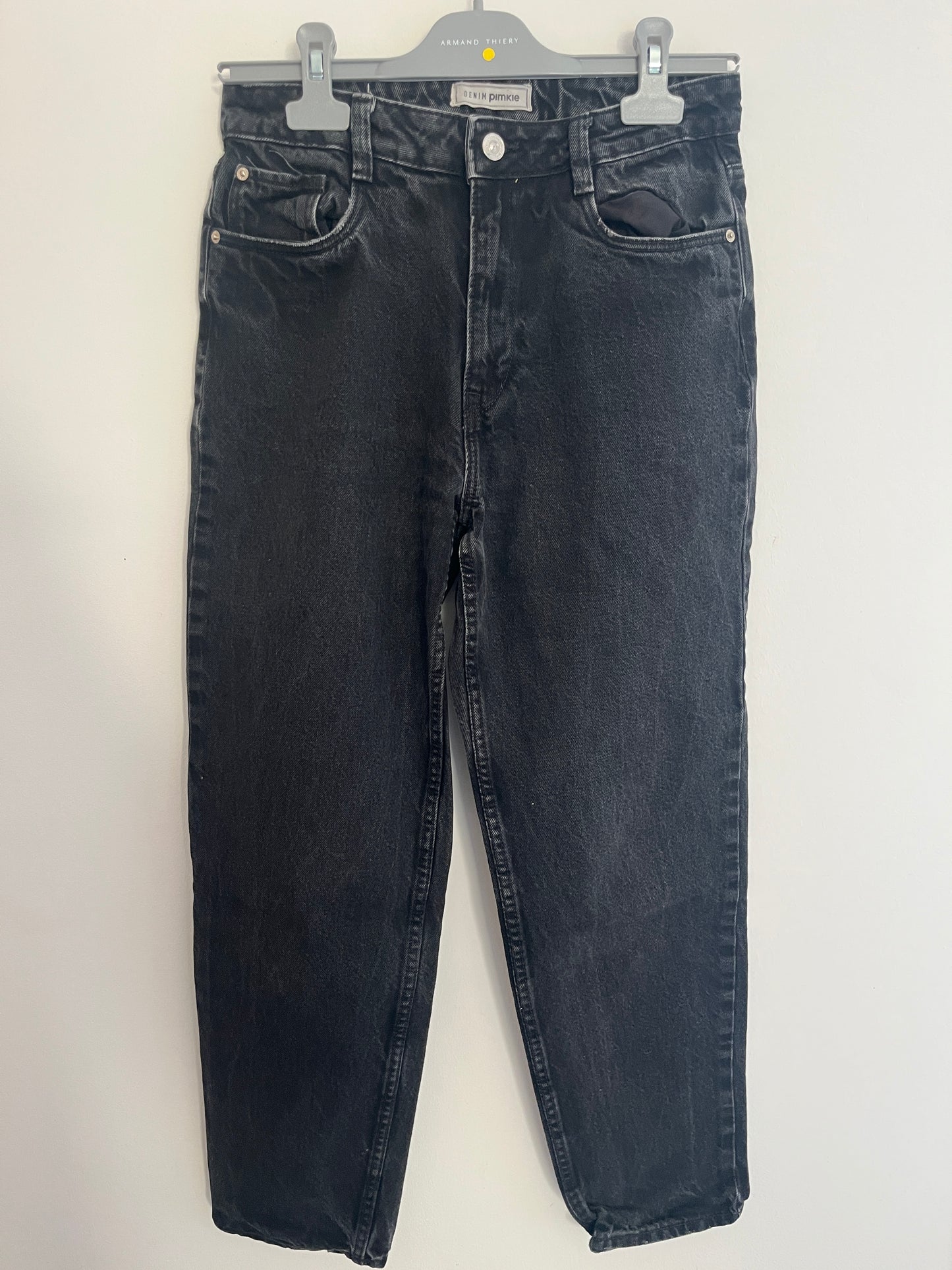 Jean gris foncé mom Pimkie - S