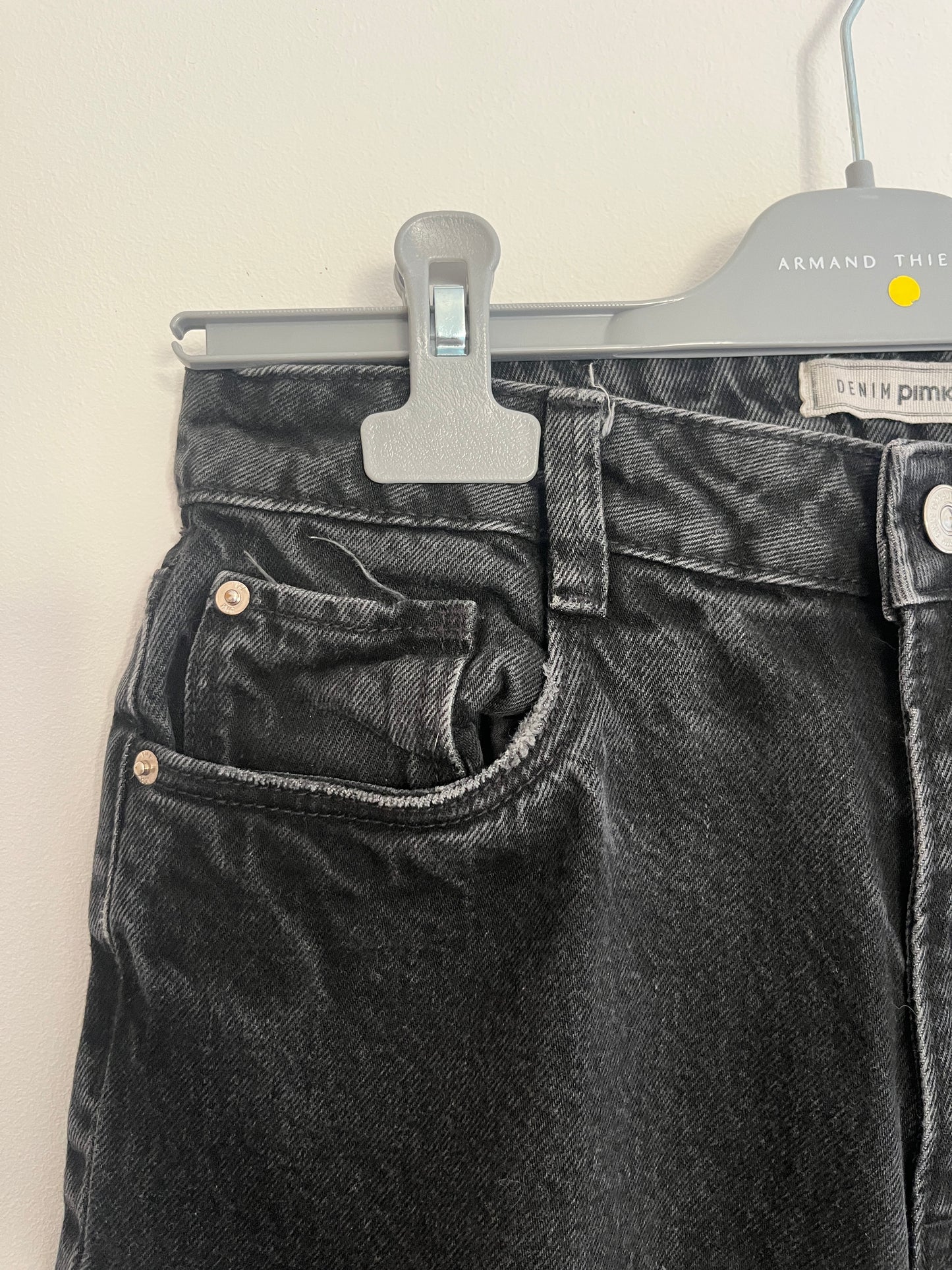 Jean gris foncé mom Pimkie - S