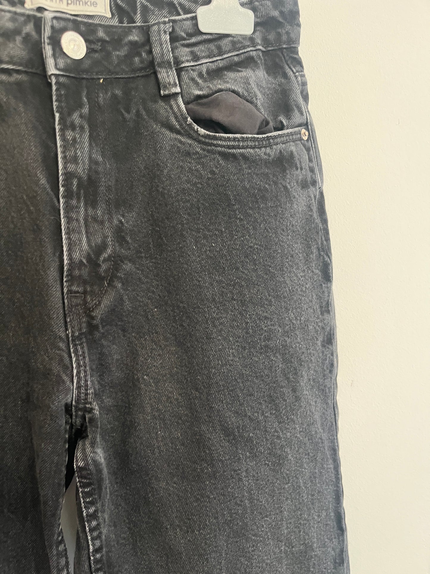 Jean gris foncé mom Pimkie - S
