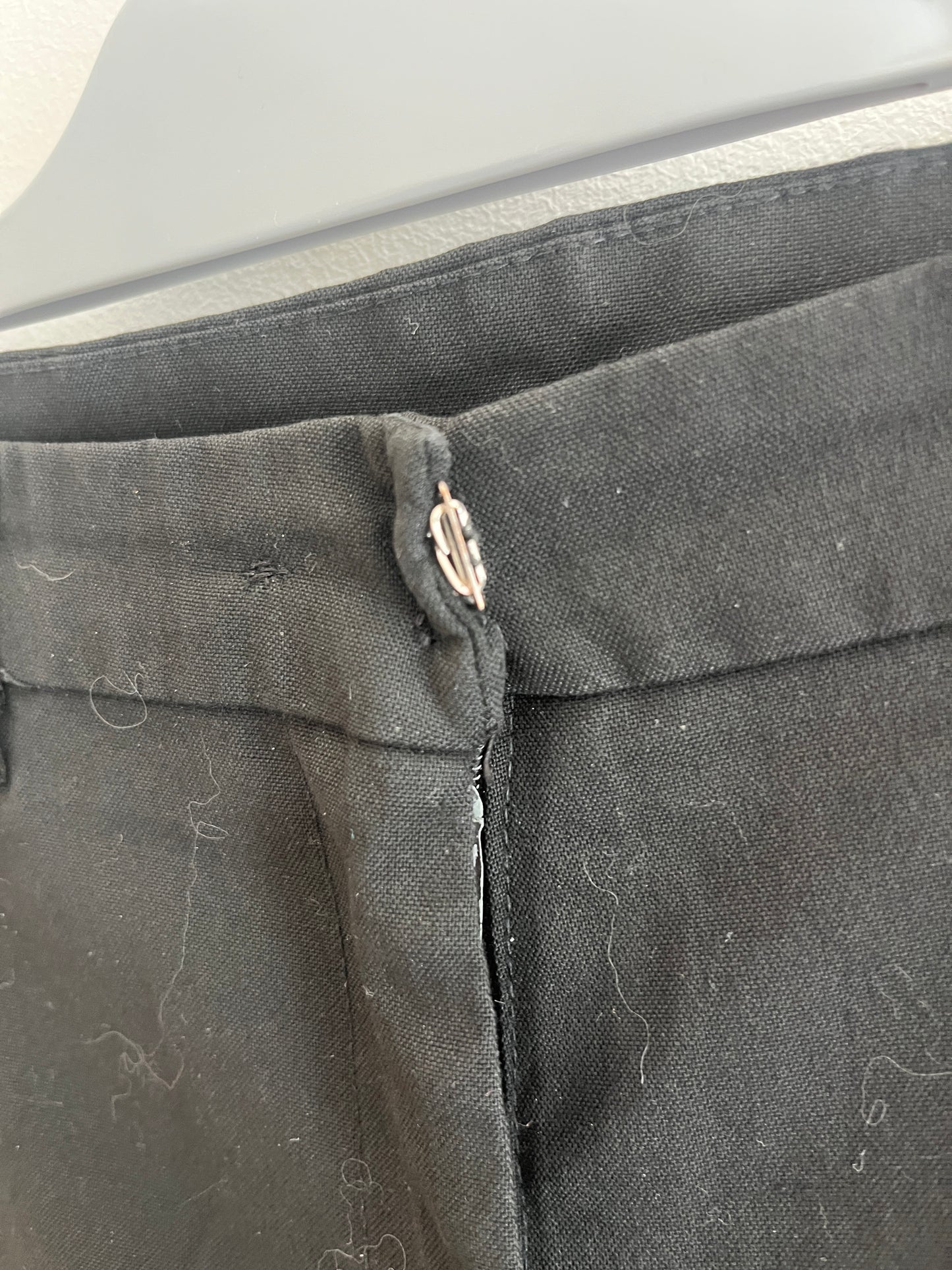 Pantalon droit à pinces noir Pimkie - M
