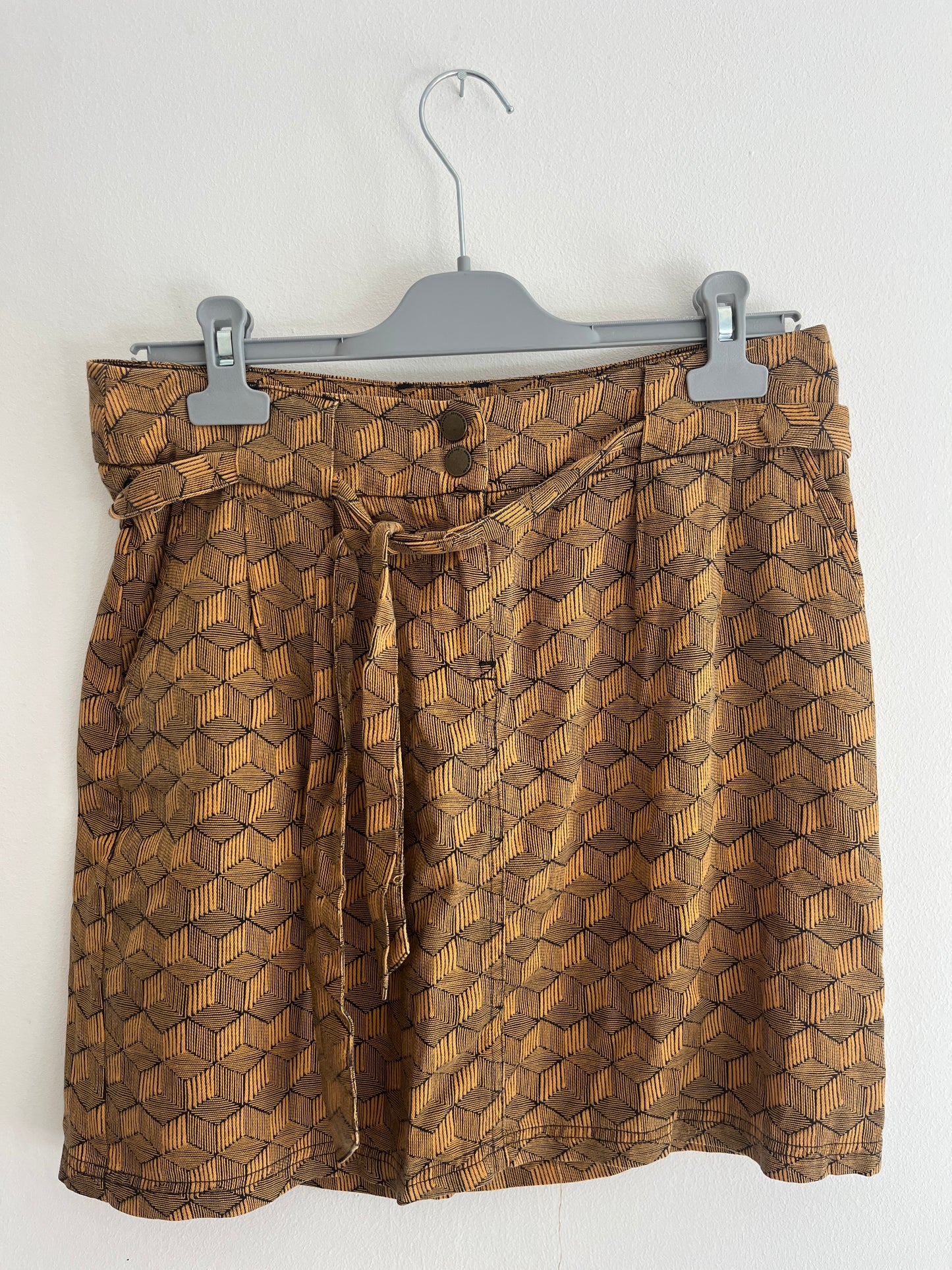 Jupe courte à motifs ceinturé Bonobo - 38/M