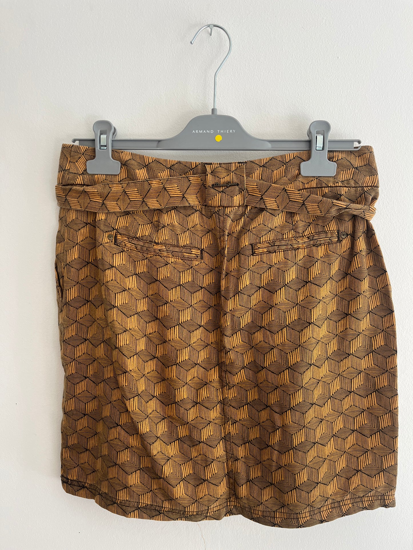 Jupe courte à motifs ceinturé Bonobo - 38/M