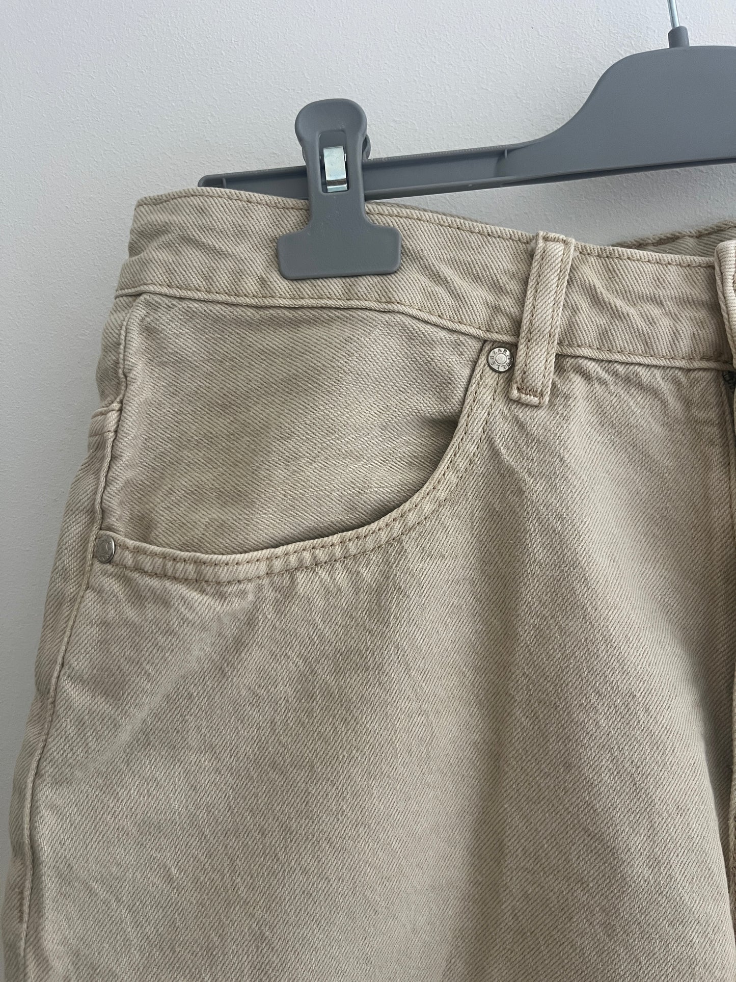 Bermuda en jean beige Pull&Bear - 40/L
