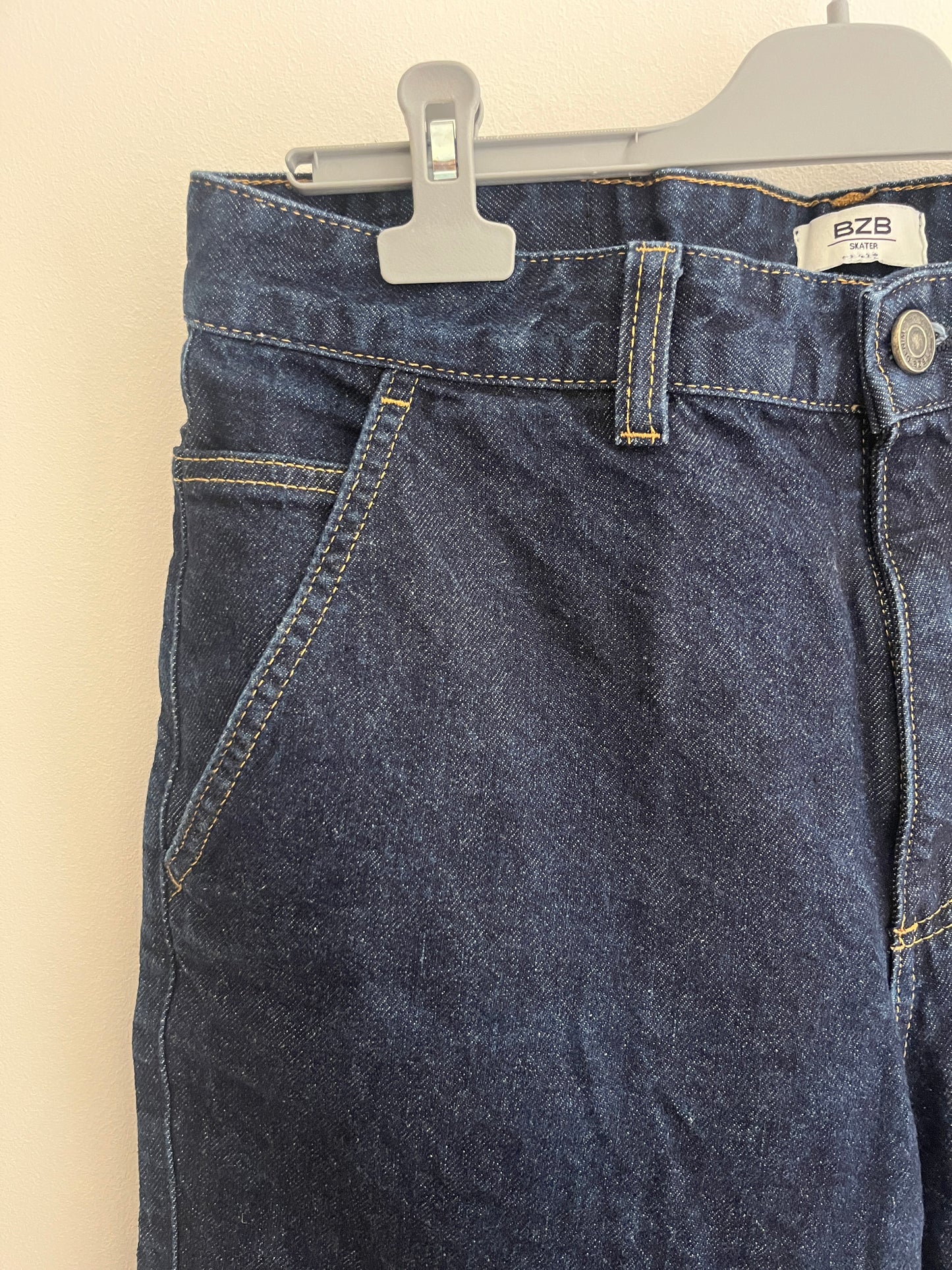 Jean « skateur » bleu brut Bizzbee - M/L