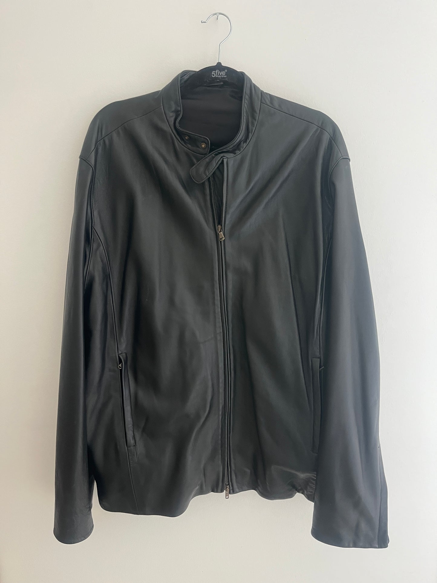 Veste en cuir avec poches St Michael / Marks and Spencer - 44/46