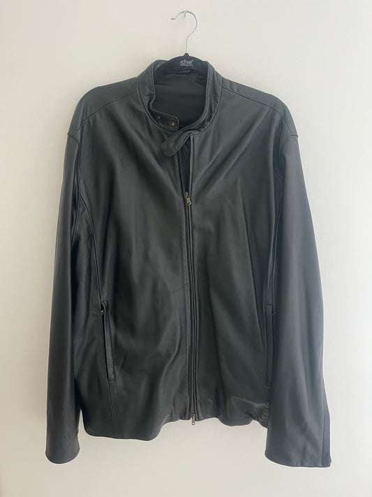 Veste en cuir avec poches St Michael / Marks and Spencer - 44/46