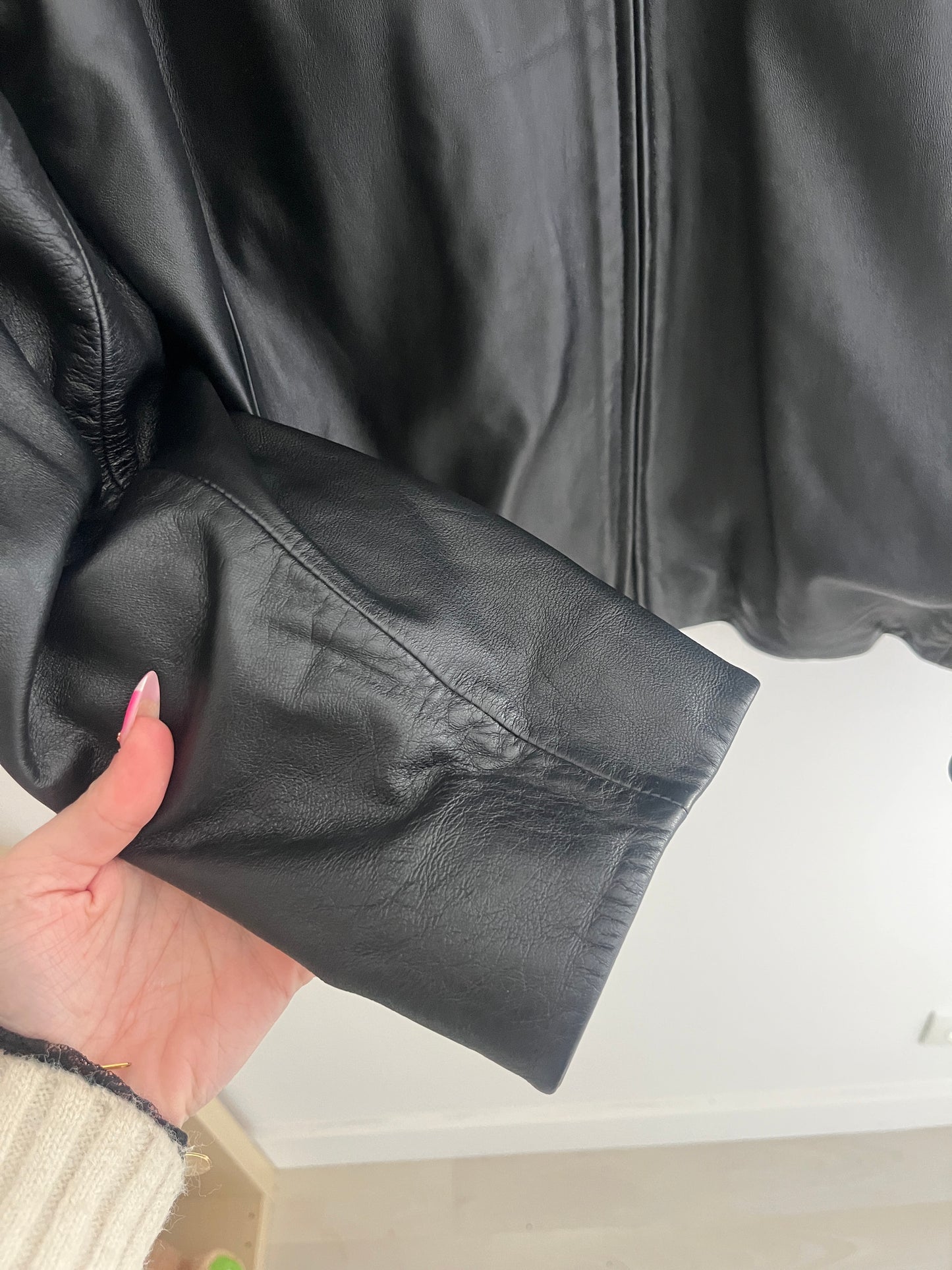 Veste en cuir avec poches St Michael / Marks and Spencer - 44/46