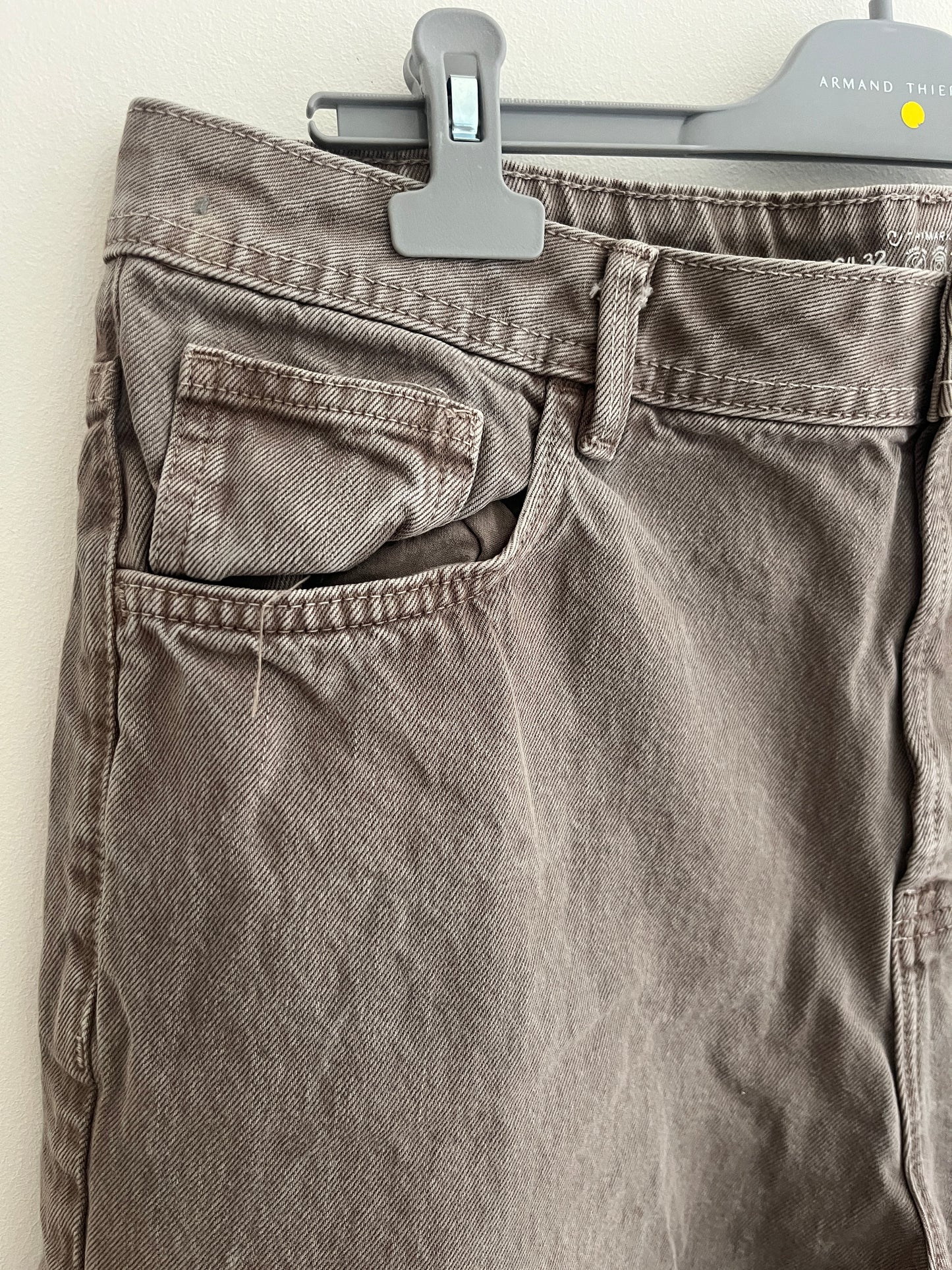 Jean loose fit vintage marronné - 46