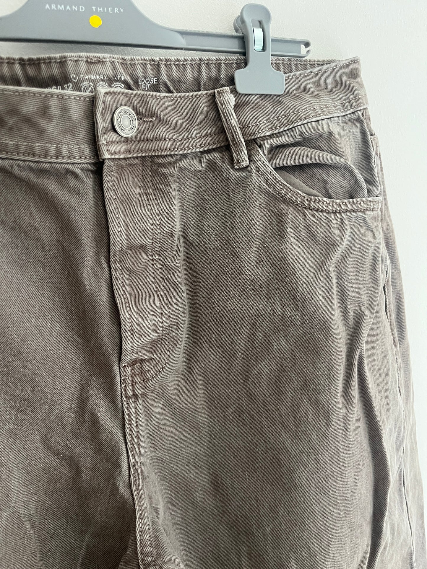 Jean loose fit vintage marronné - 46