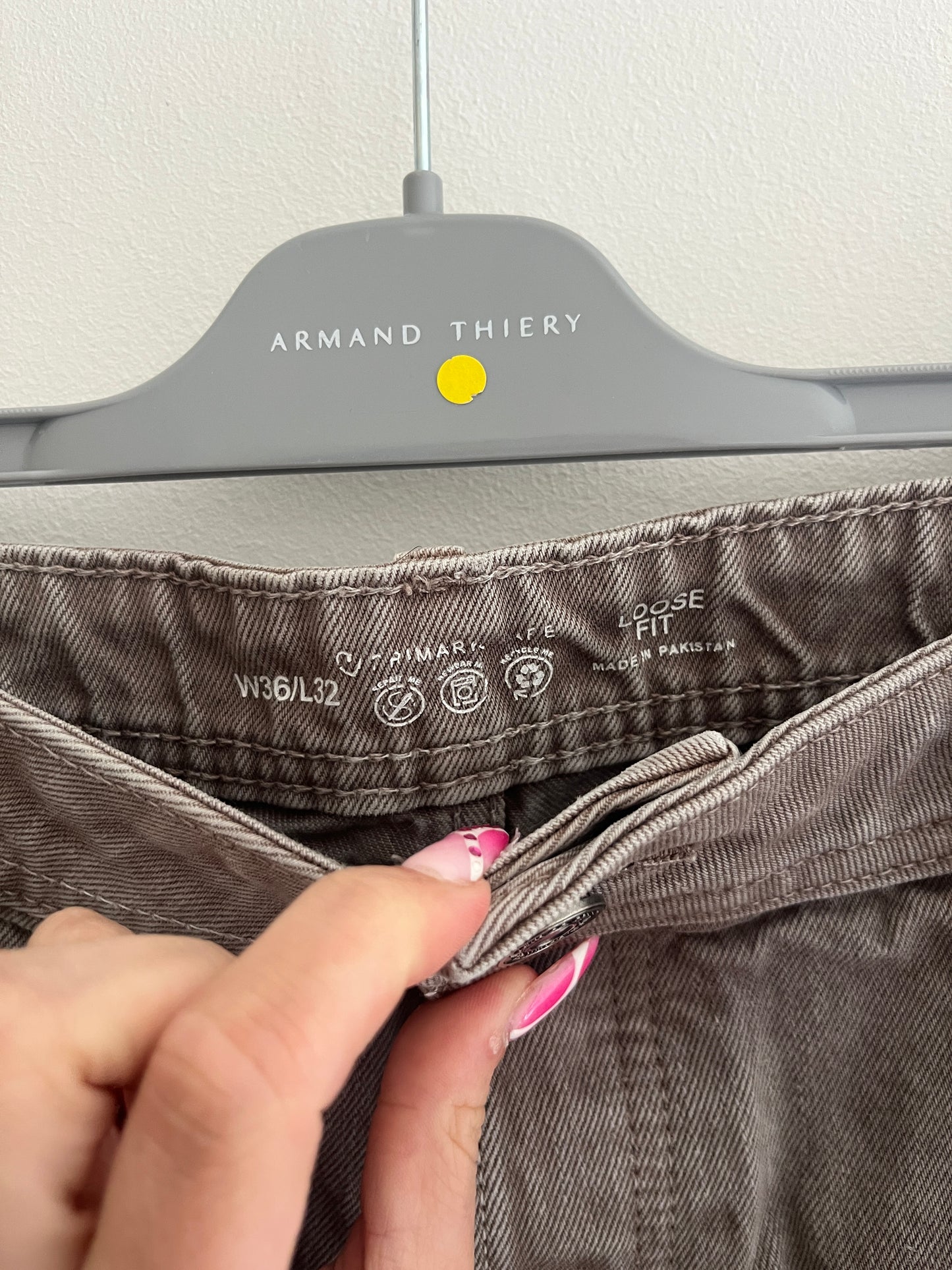 Jean loose fit vintage marronné - 46