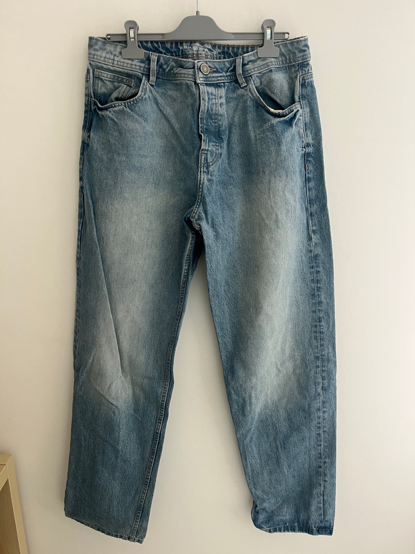 Jean loose fit bleu délavé - 44