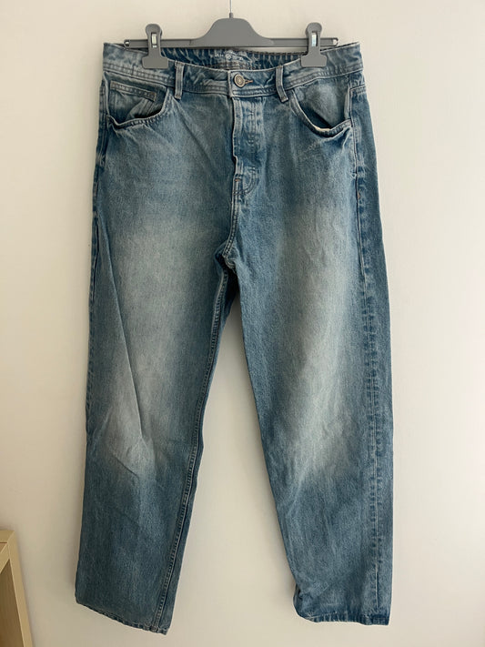 Jean loose fit bleu délavé - 44