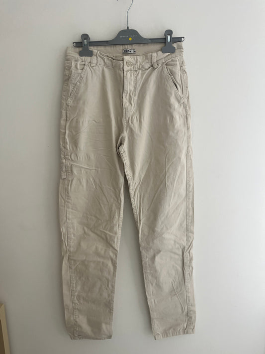 Jean droit beige Gemo - 36/S