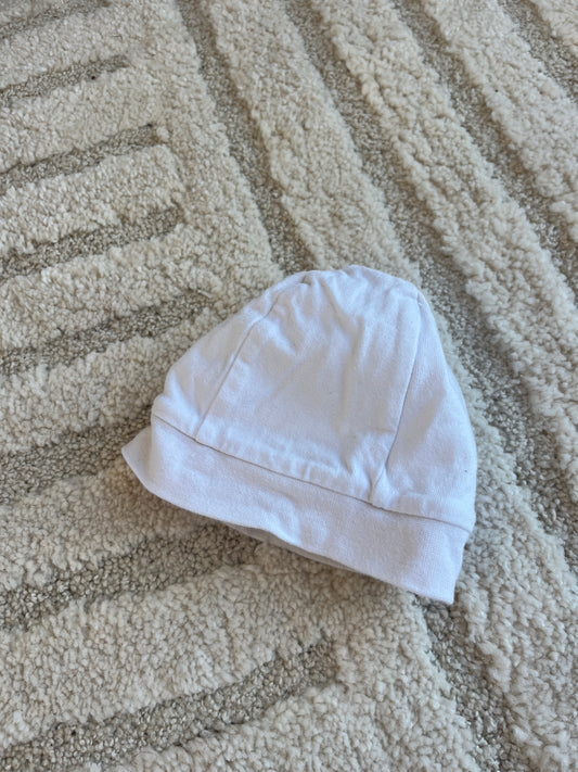 Bonnet en jersey blanc Orchestra - 0/1 mois (39cm)