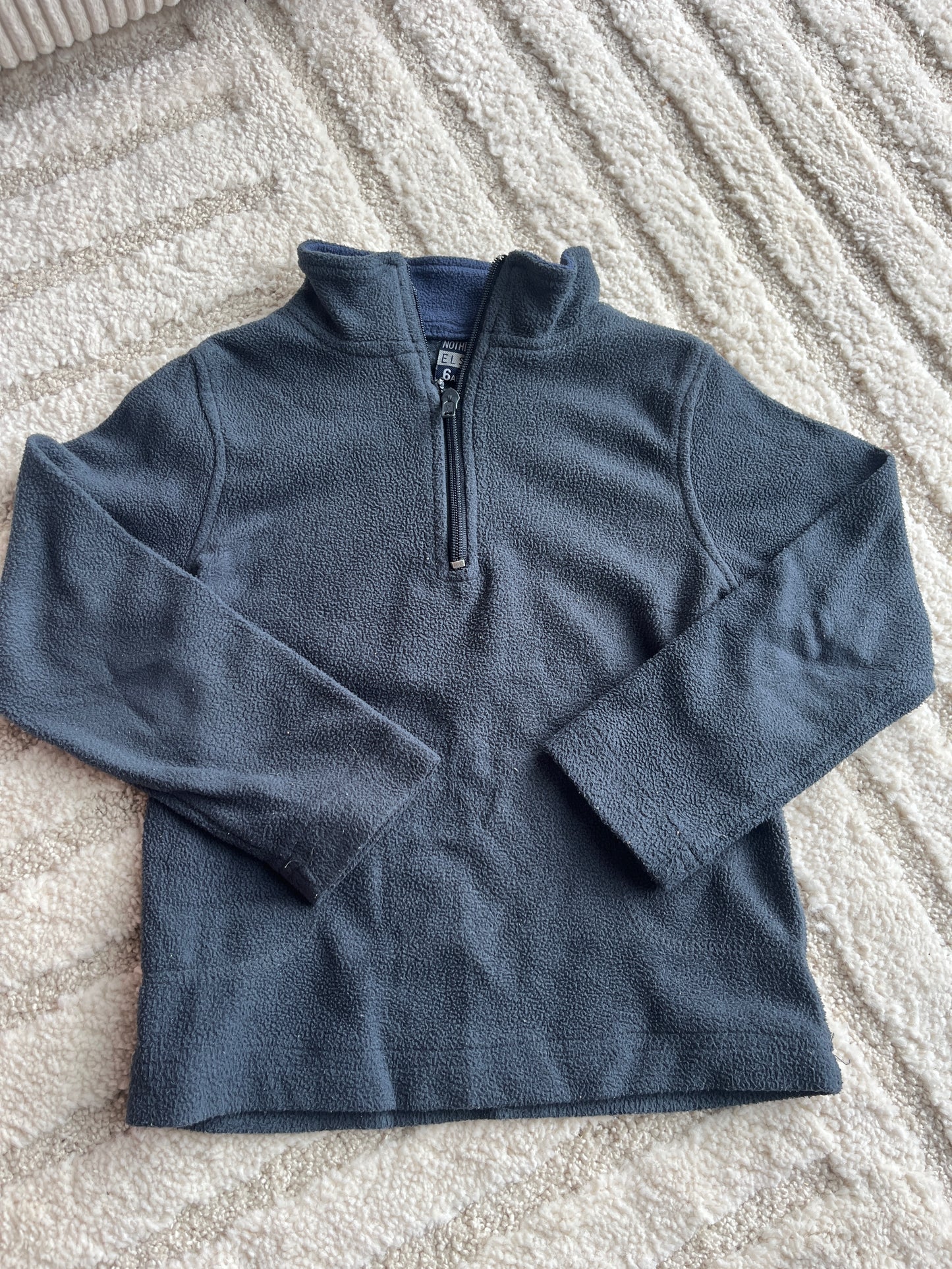 Veste polaire demi-zip bleu marine Nothing Else - 6 ans