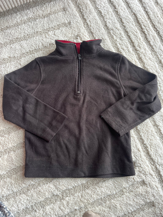 Veste polaire demi-zip à manches longues marron Nothing Else - 6 ans
