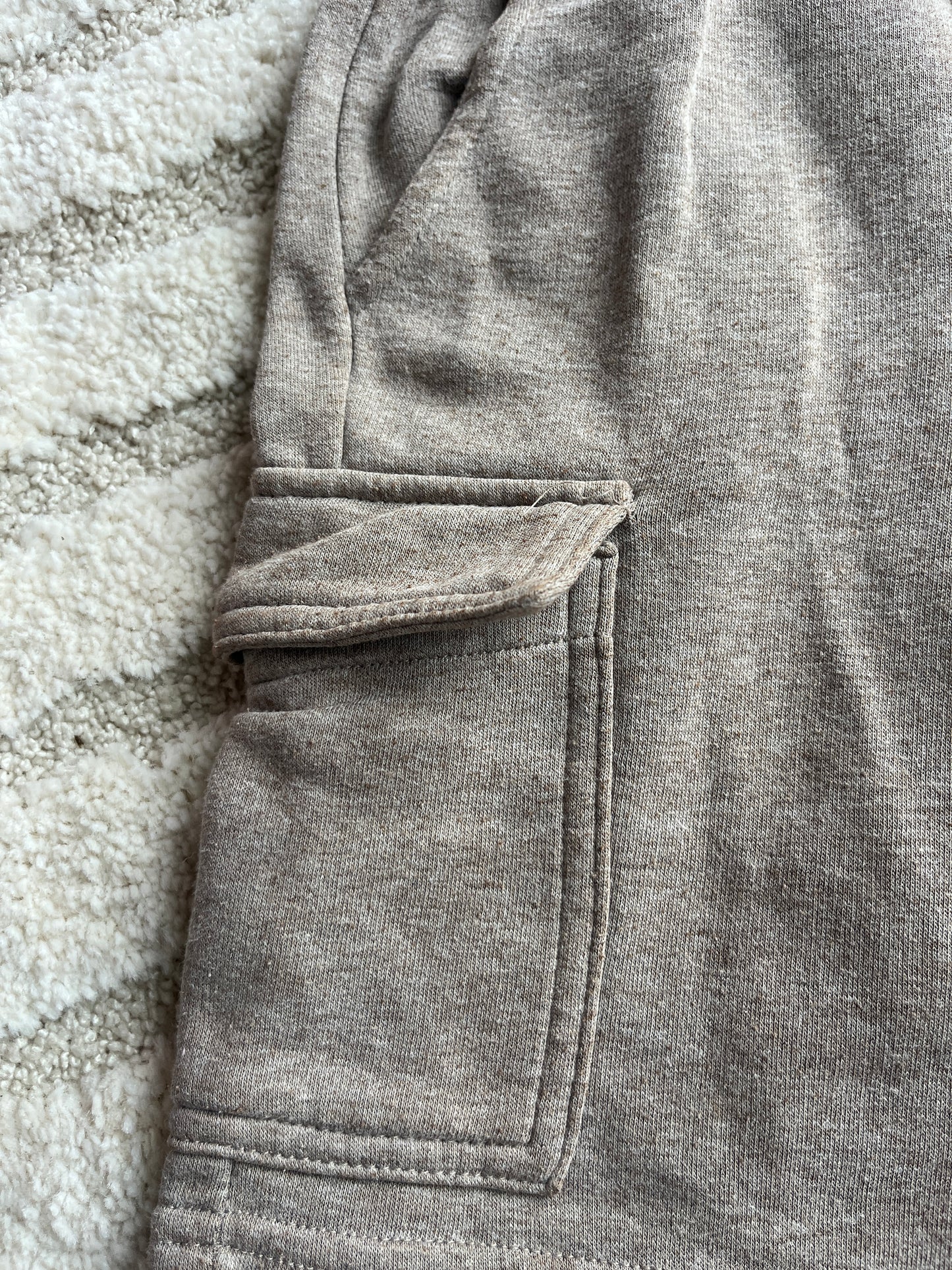 Bermuda beige type cargo en tissu H&M - 134 cm
