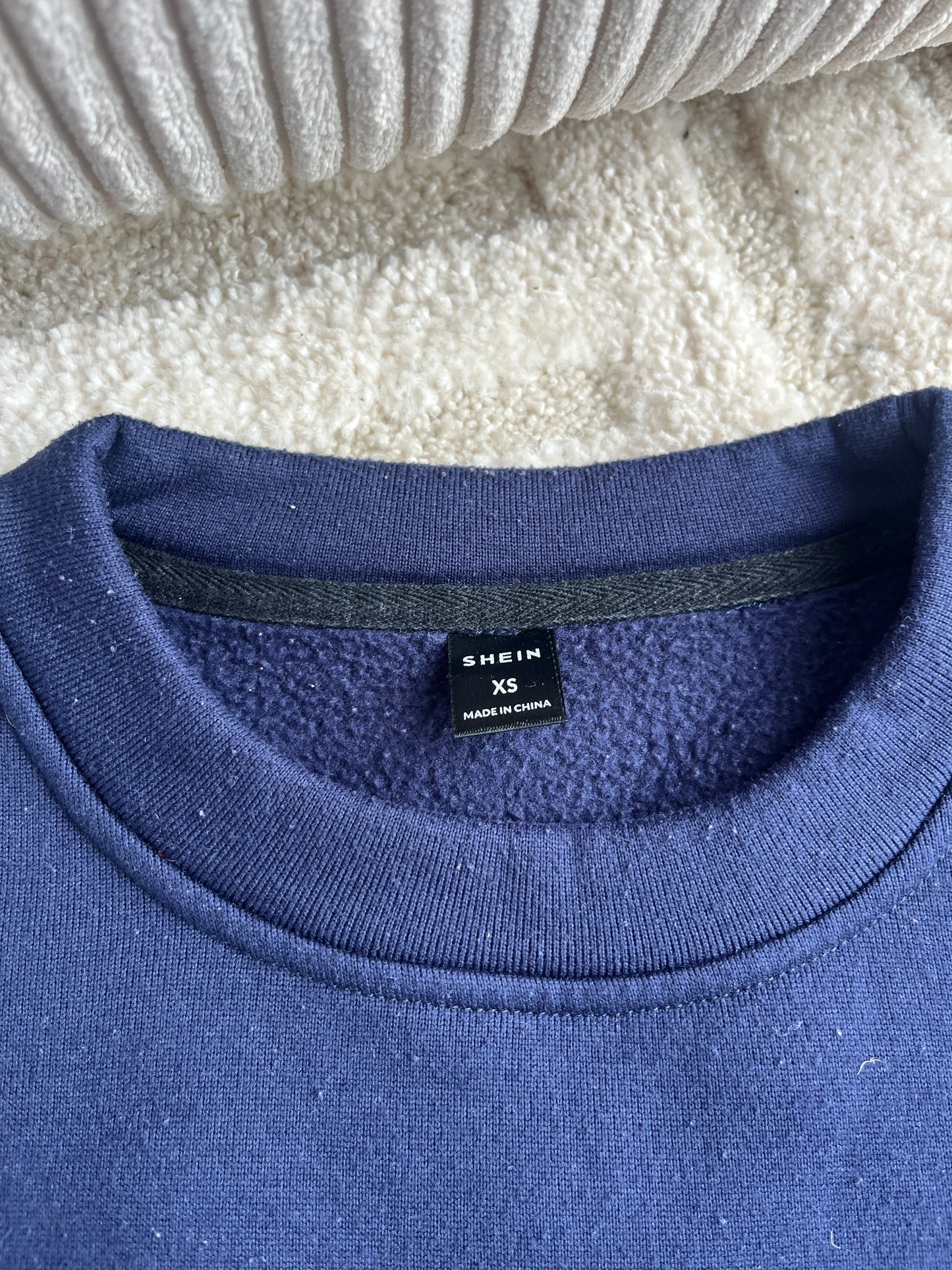 Sweat à manches longues bleu marine « Los Angeles » - XS