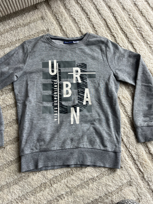 Sweat à manches longues gris « urban » Pepperts - 10 ans