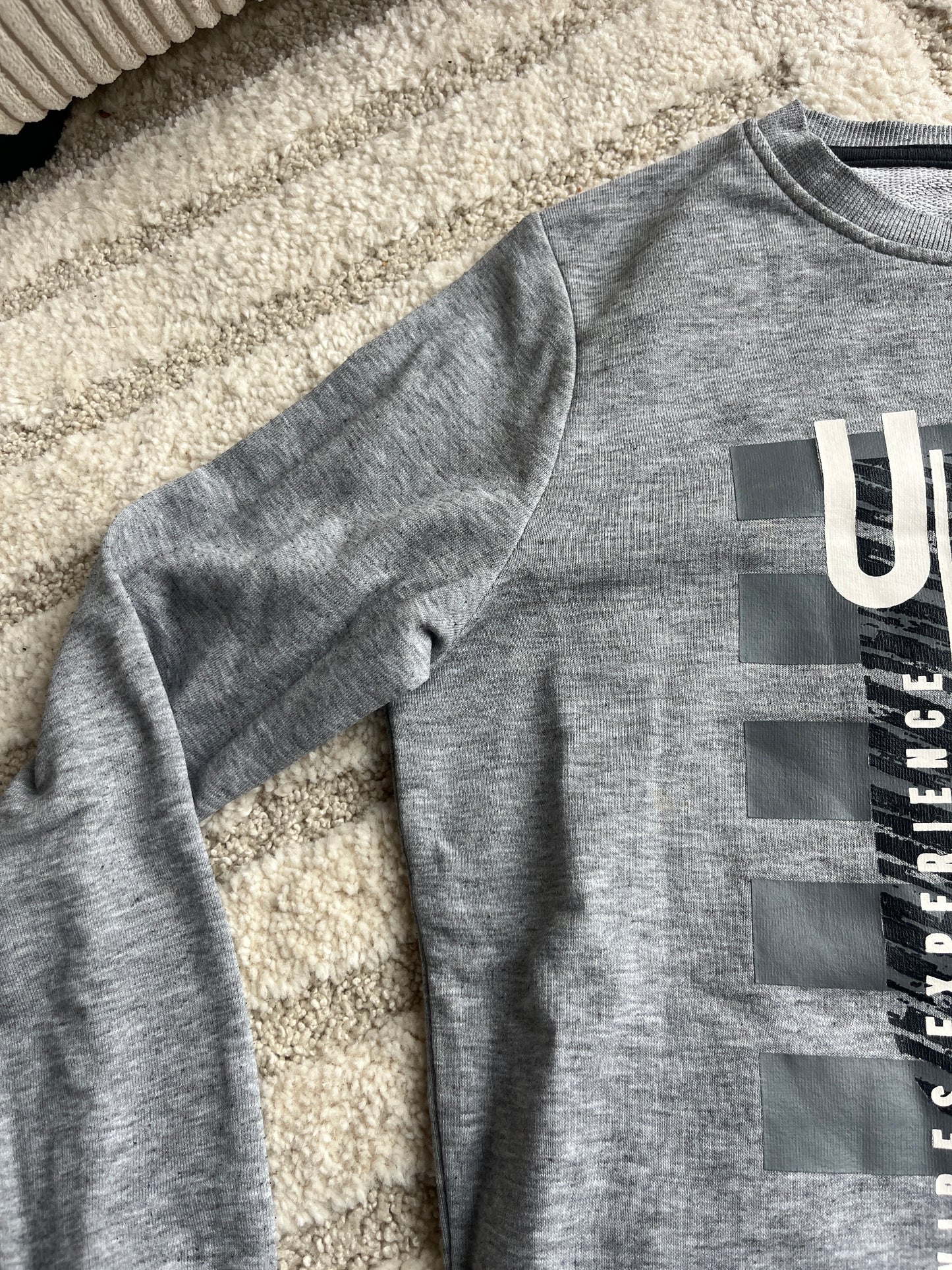Sweat à manches longues gris « urban » Pepperts - 10 ans