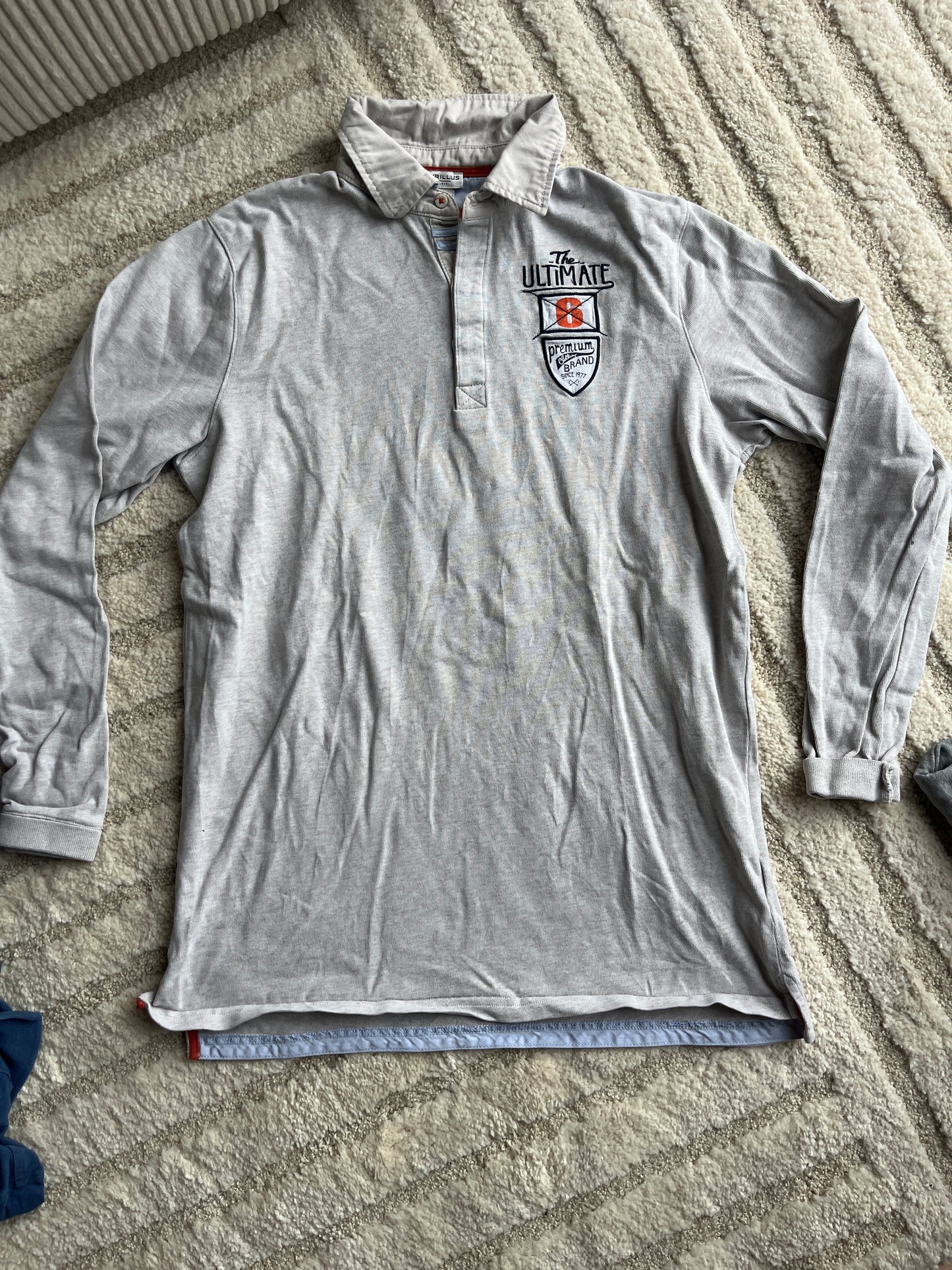 Polo à manches longues beige chiné « the wilderness Forest » Cyrillus - 16 ans