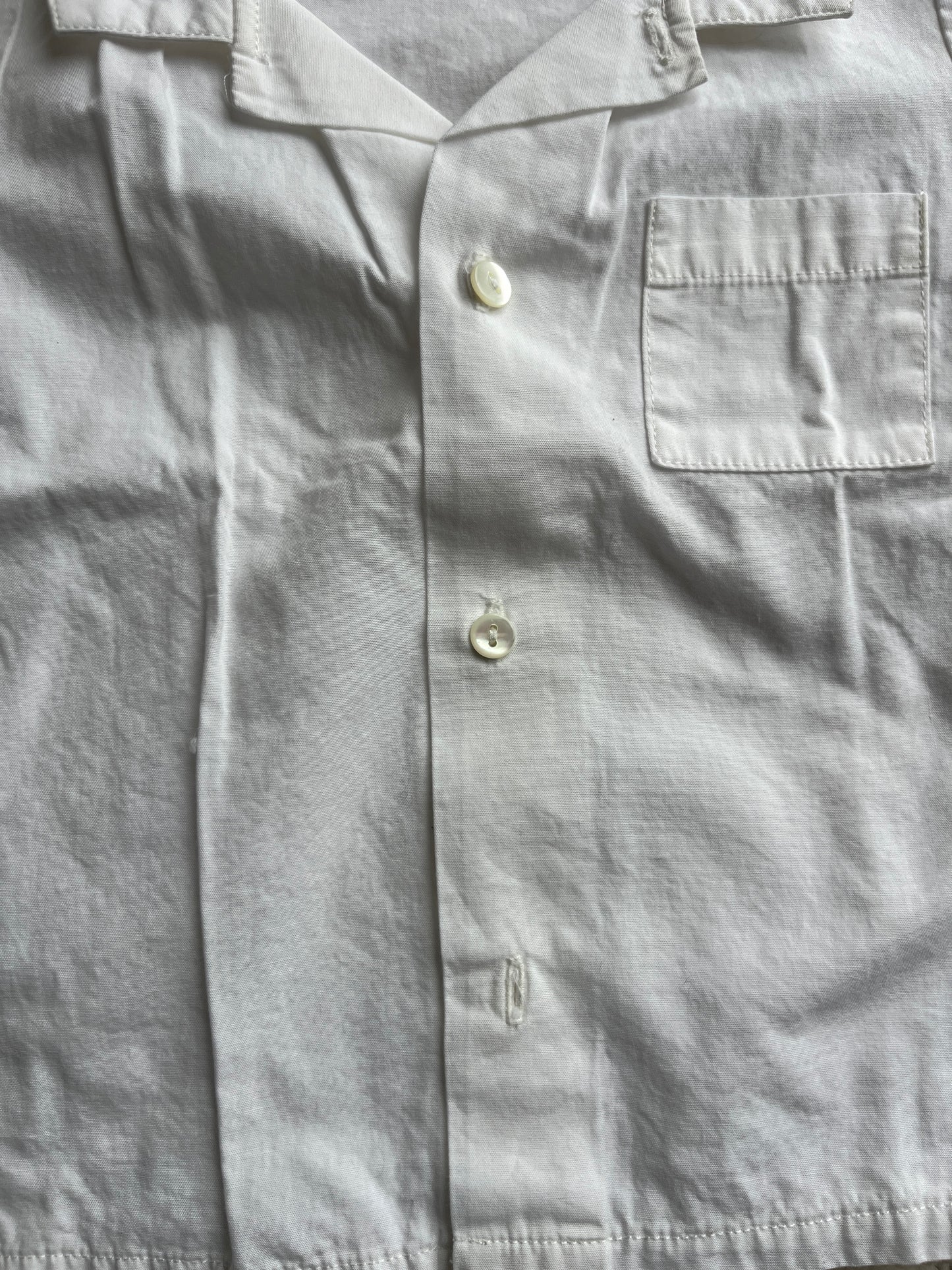 Chemise à manches courtes blanche légère Cyrillus - 12 mois