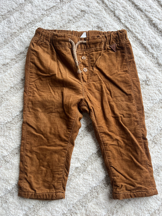 Pantalon velours côtelé camel H&M - 74 cm