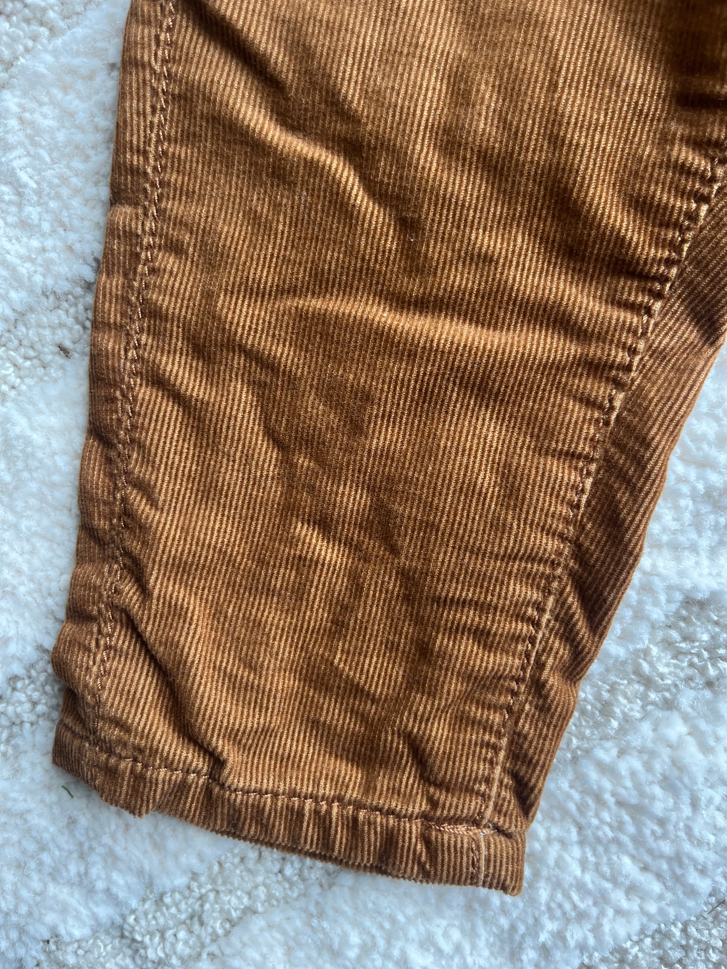 Pantalon velours côtelé camel H&M - 74 cm