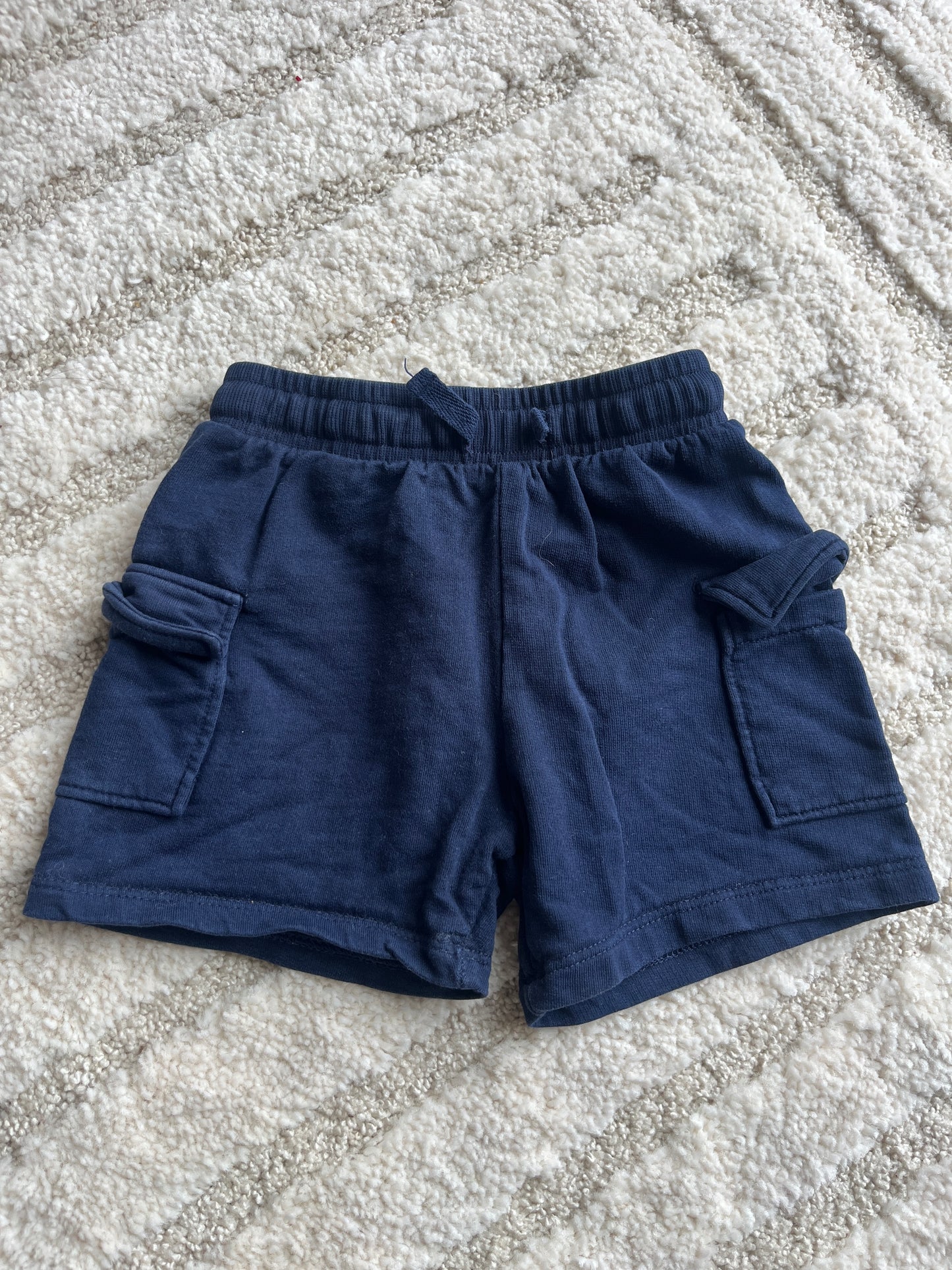 Short en jersey bleu marine type cargo H&M - 86 cmh