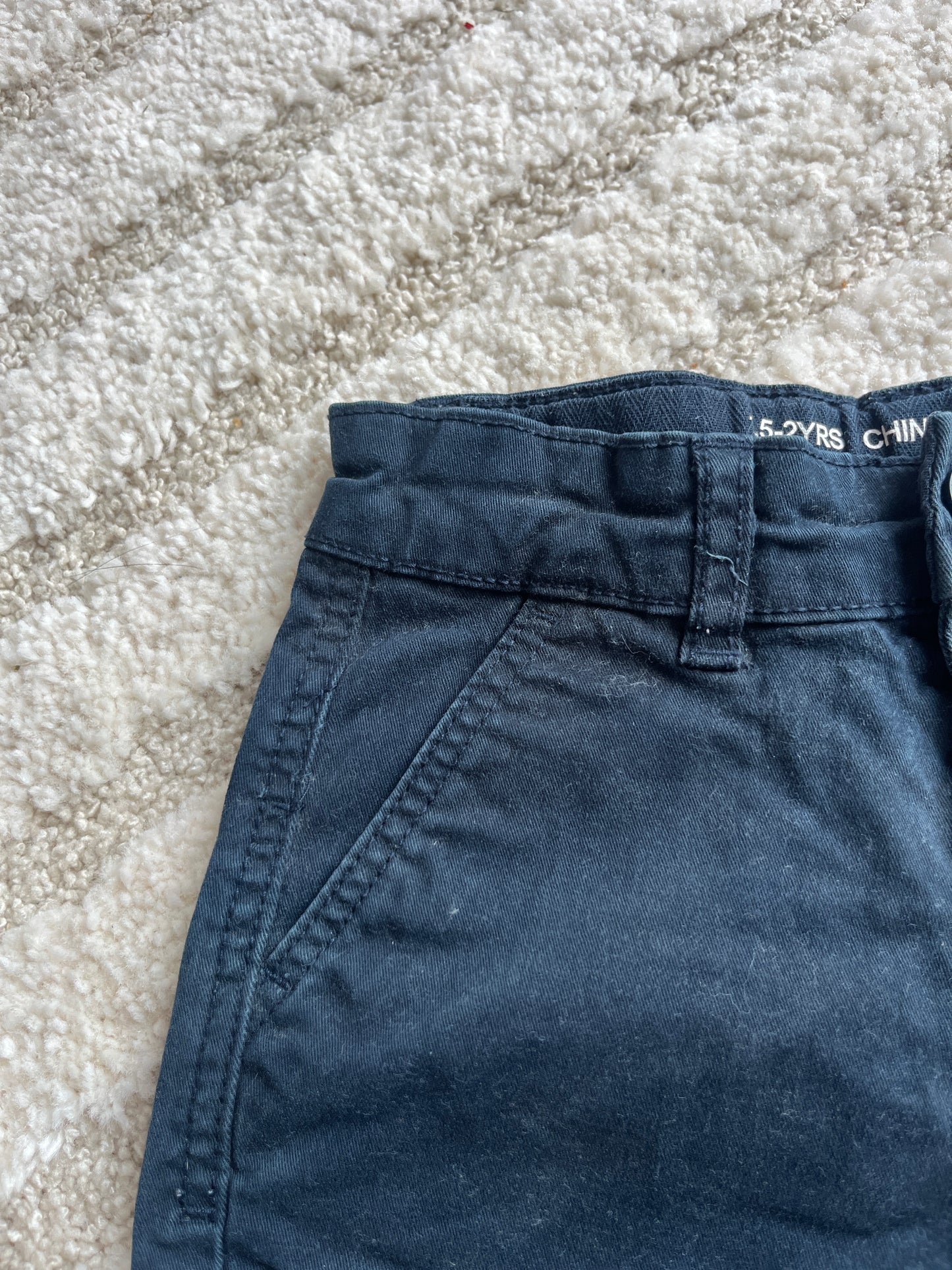 Bermuda chino bleu marine - 92 cme