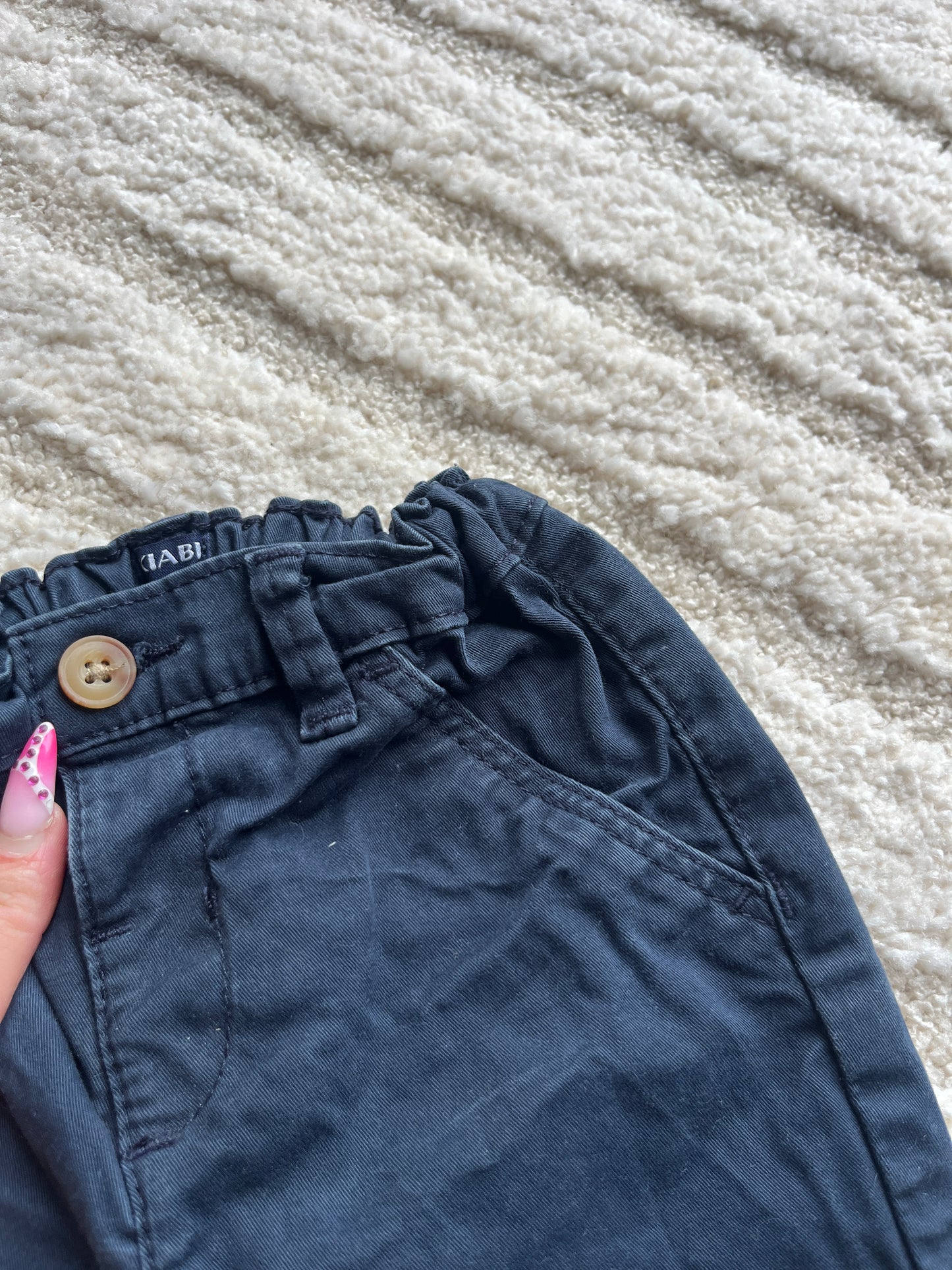 Pantalon type chino bleu marine Kiabi - 2 ans