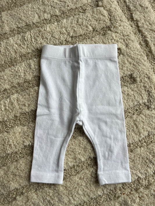 Legging en jersey blanc Kiabi - 1 mois