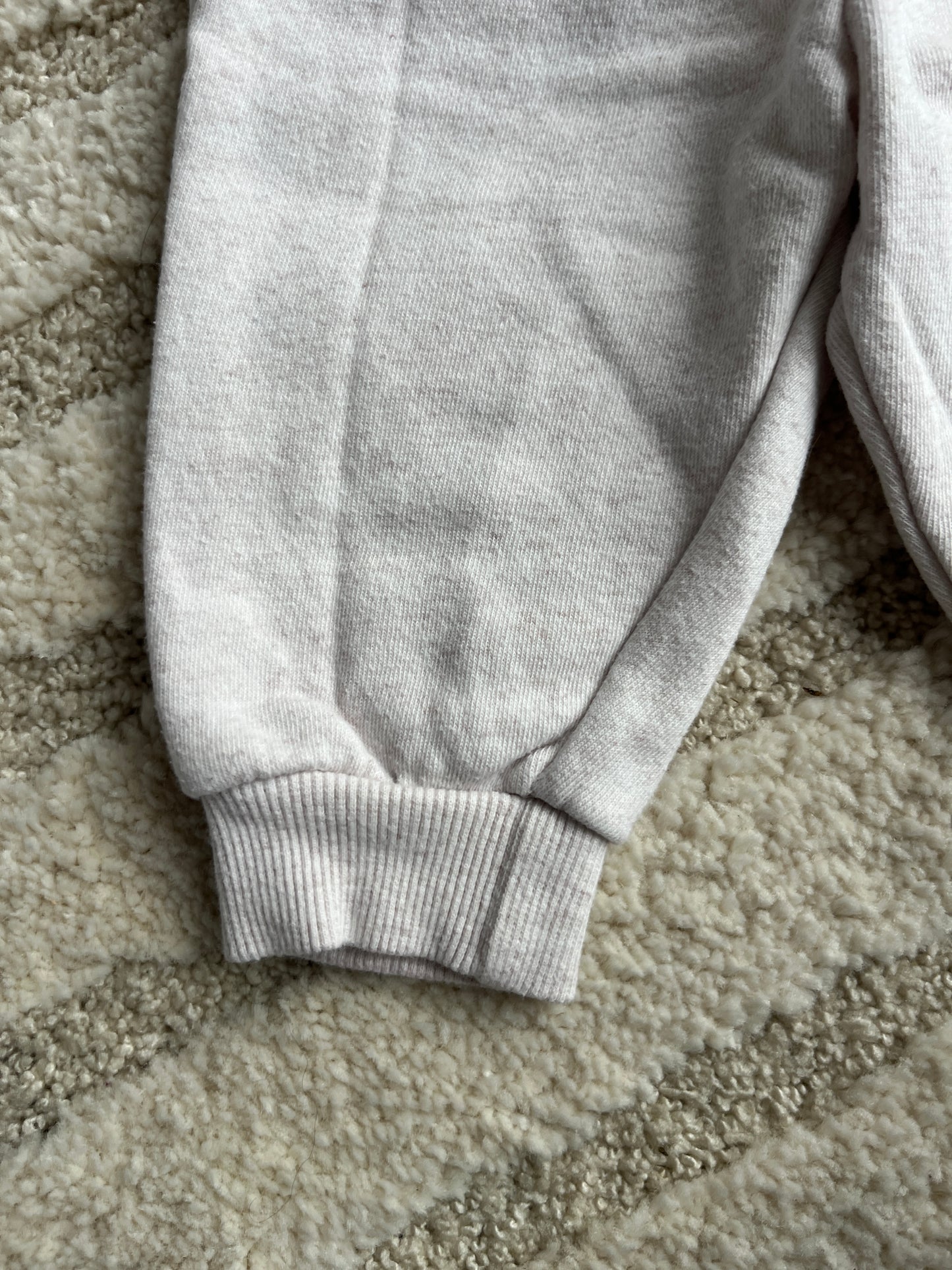 Jogging beige chiné molletonné à l’intérieur - 3 mois